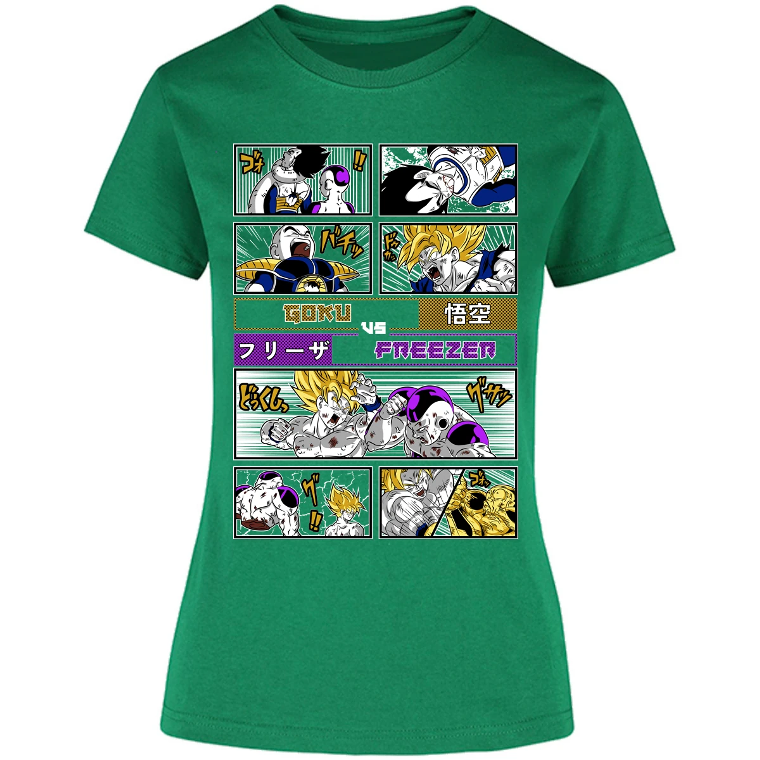 Blusa Dragon Ball Goku Vs Freezer Blusa para Mujer 17