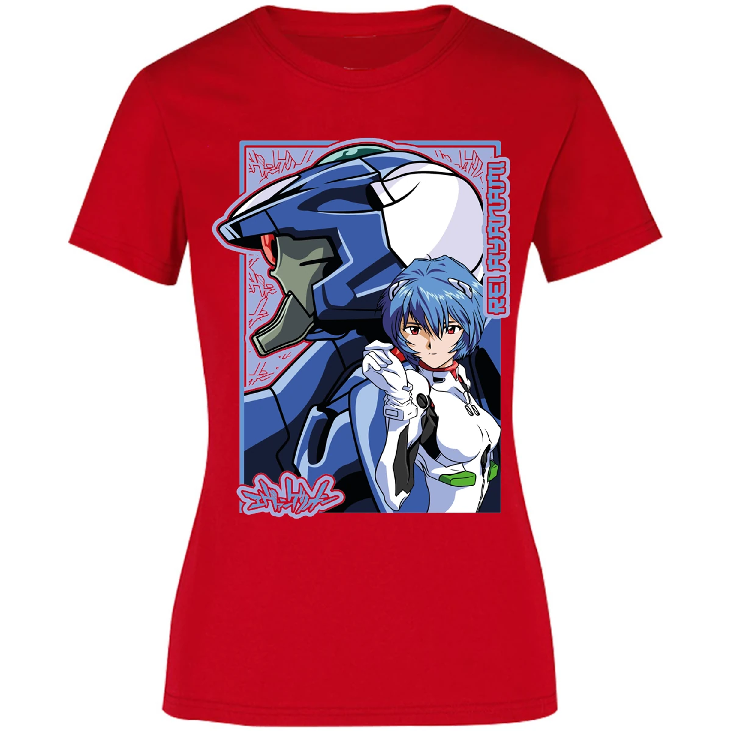 Blusa Evangelion Rei Eva 02 Blusa para Mujer 9