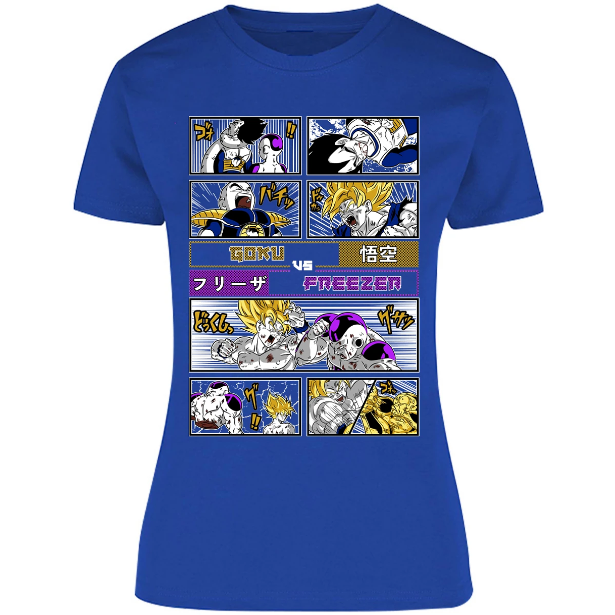 Blusa Dragon Ball Goku Vs Freezer Blusa para Mujer 16