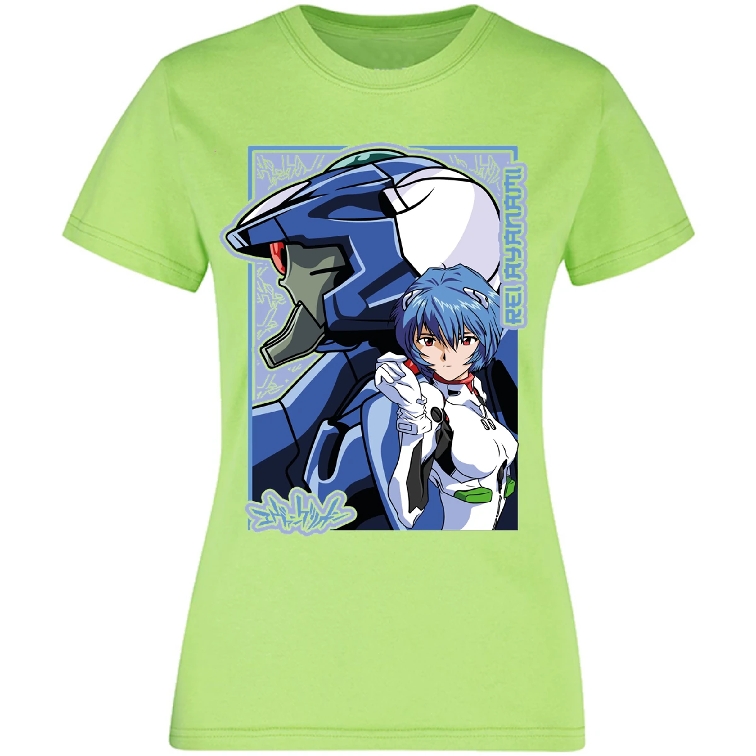 Blusa Evangelion Rei Eva 02 Blusa para Mujer 2