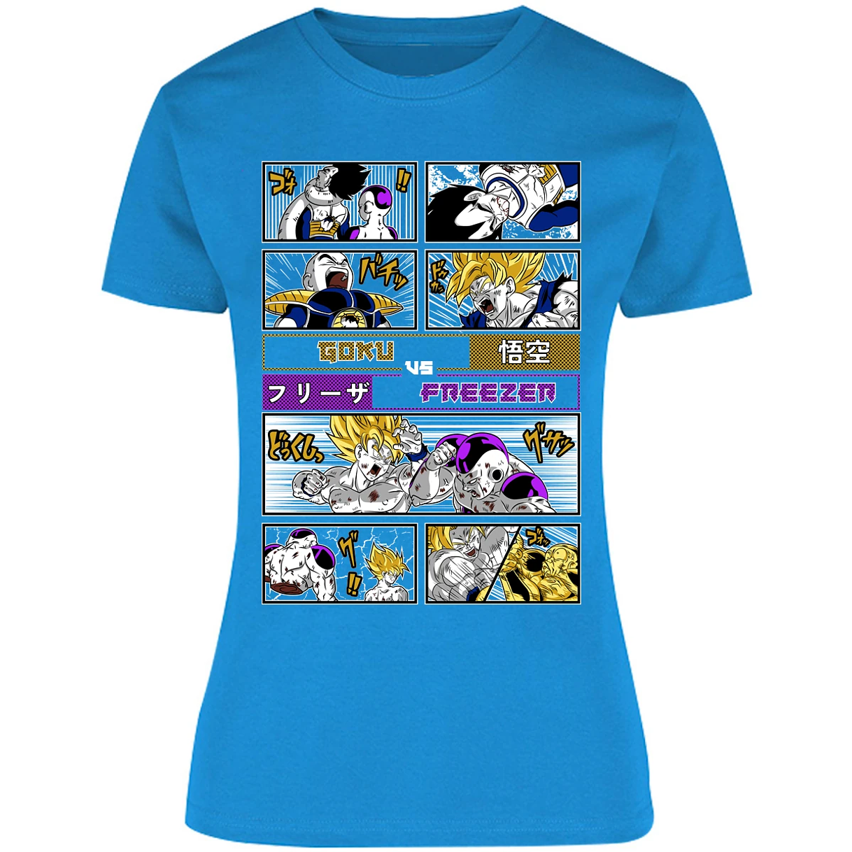 Blusa Dragon Ball Goku Vs Freezer Blusa para Mujer 13