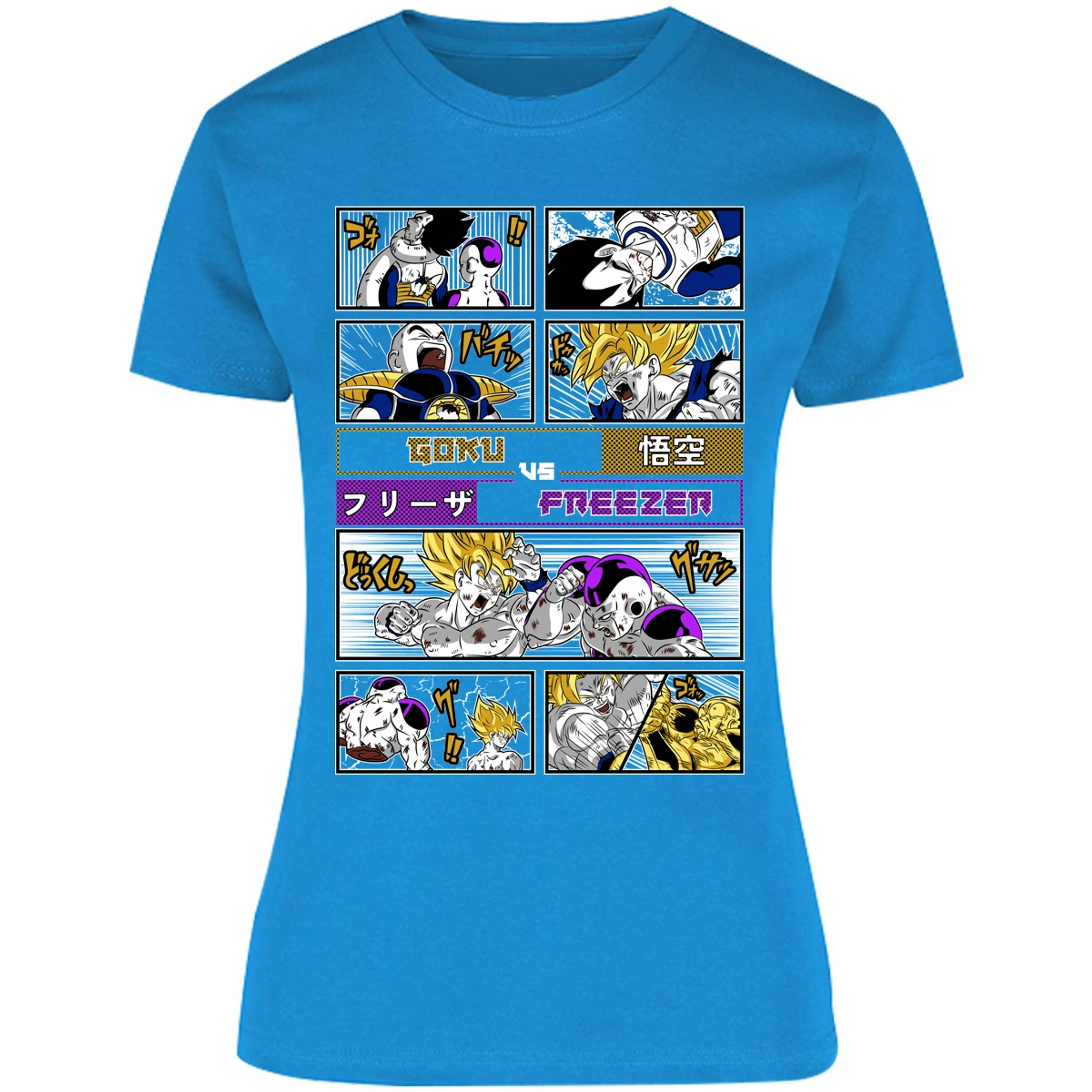 Blusa Dragon Ball Goku Vs Freezer Blusa para Mujer 13