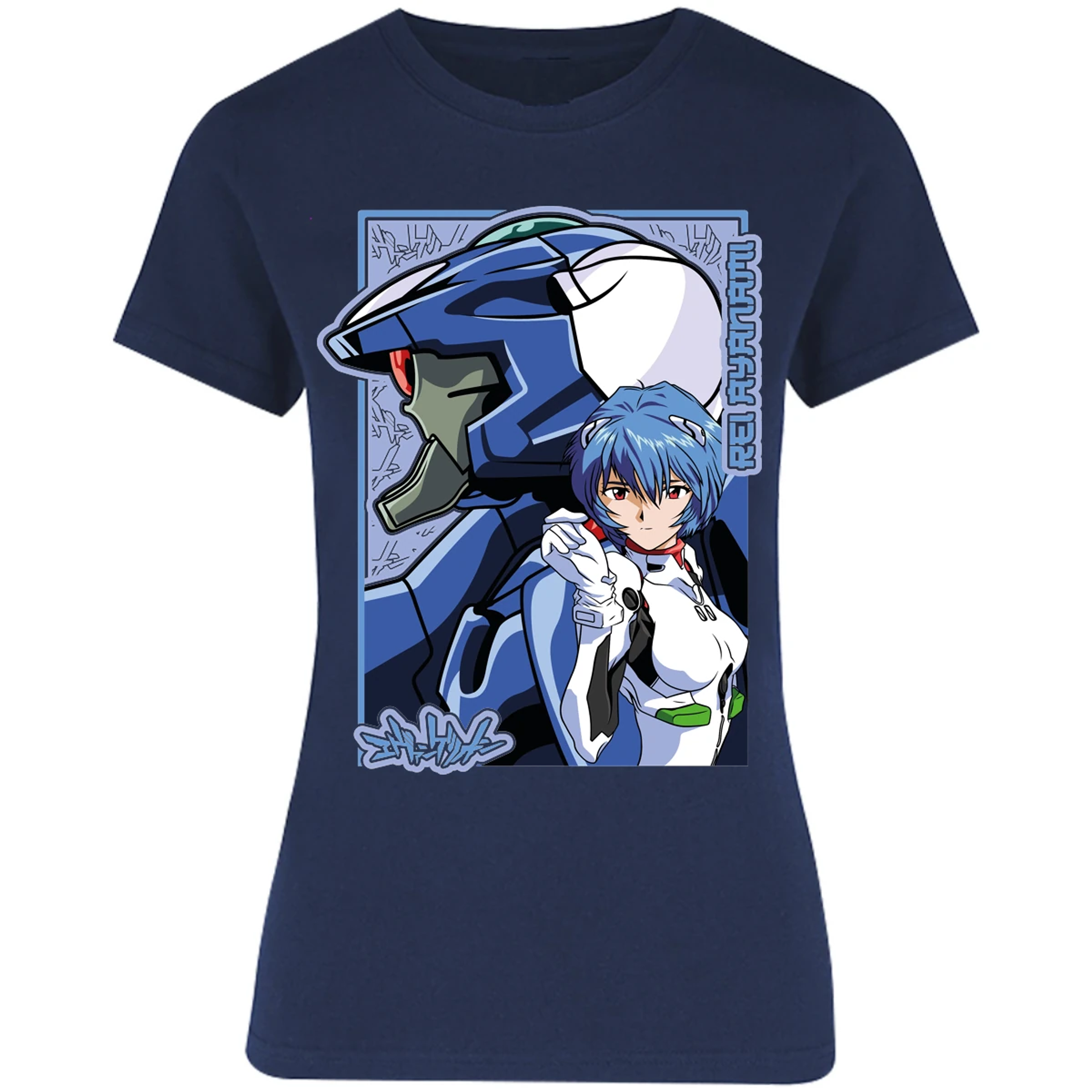 Blusa Evangelion Rei Eva 02 Blusa para Mujer 1
