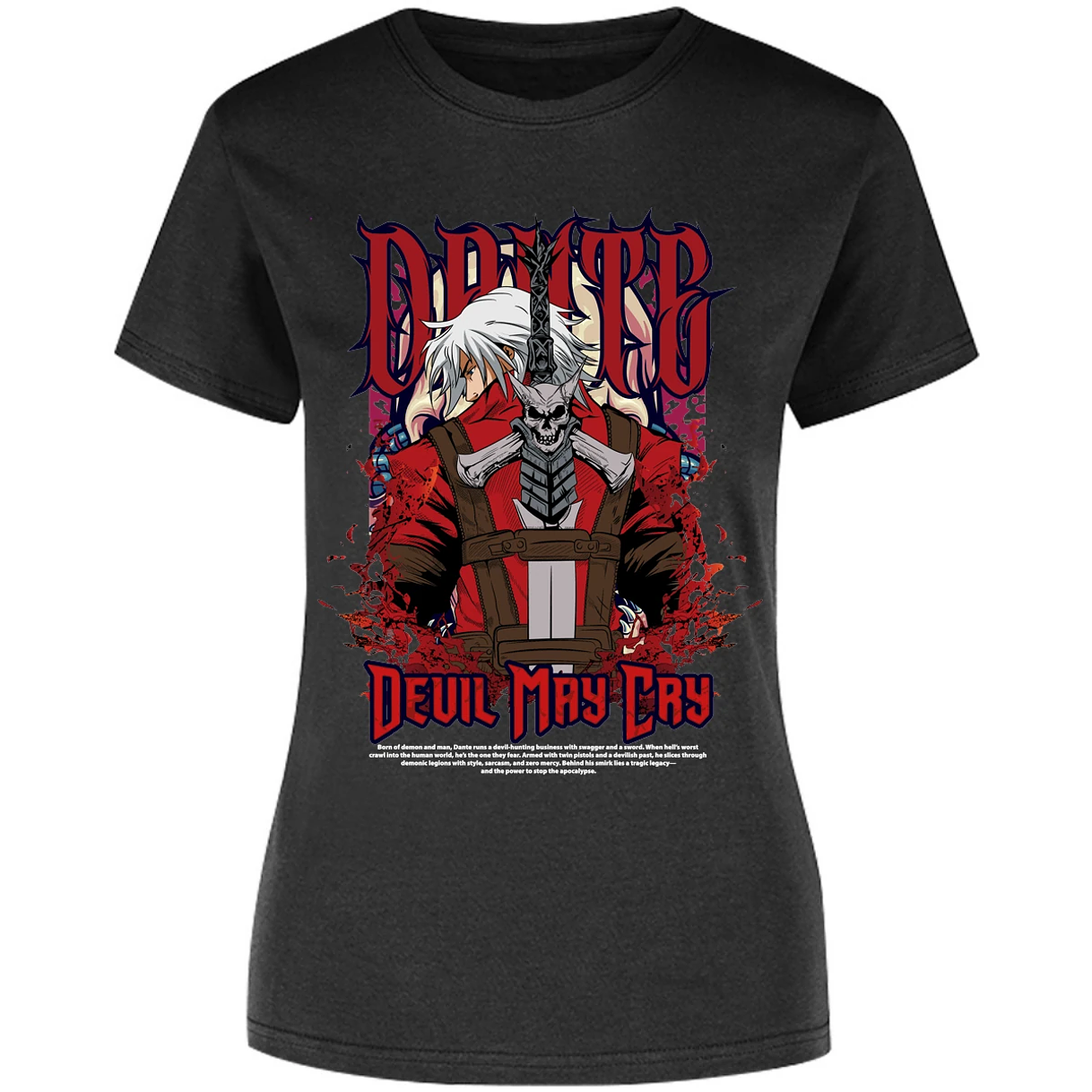 Blusa Devil May Cry Devil May Cry Dante Blusa para Mujer 4