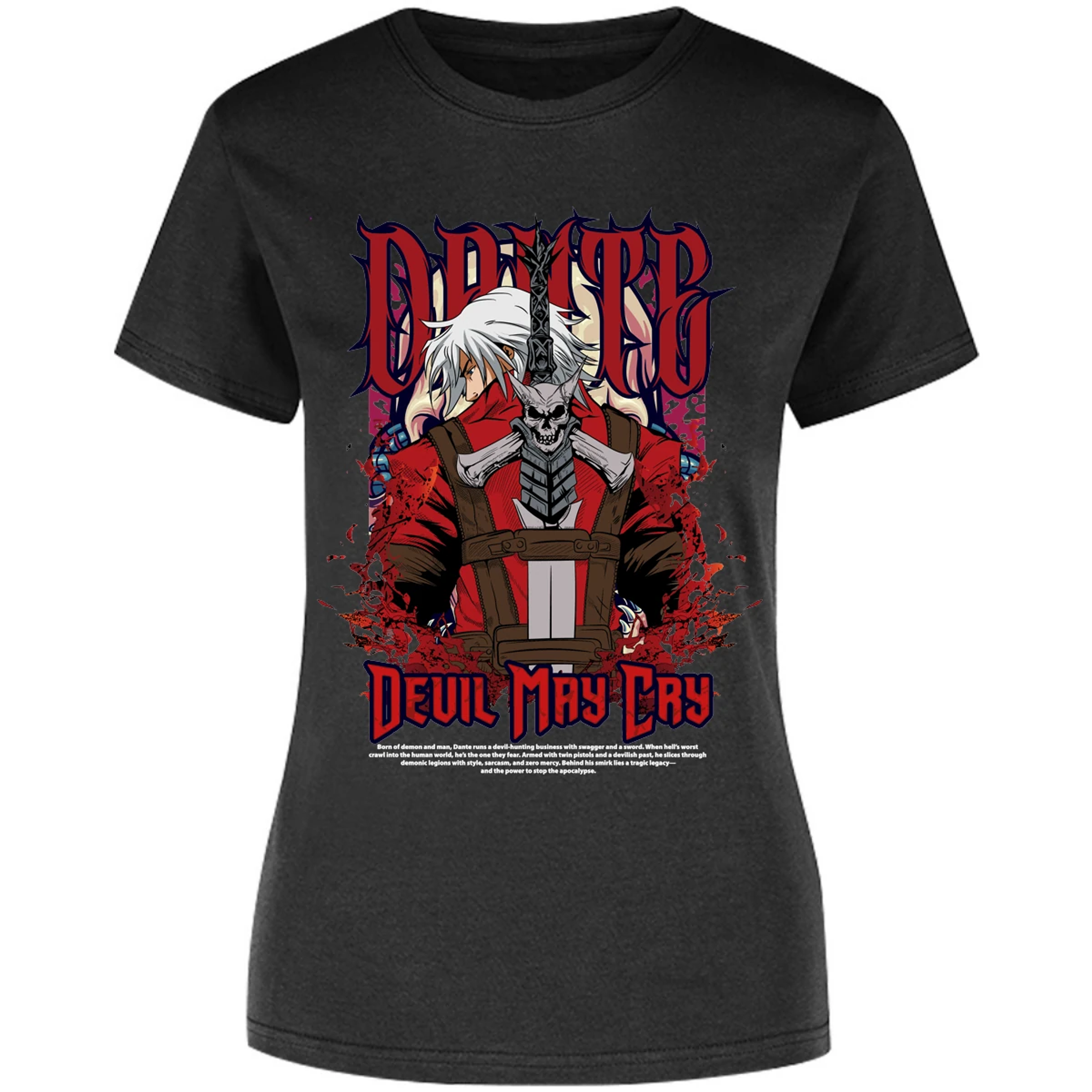 Blusa Devil May Cry Devil May Cry Dante Blusa para Mujer 4