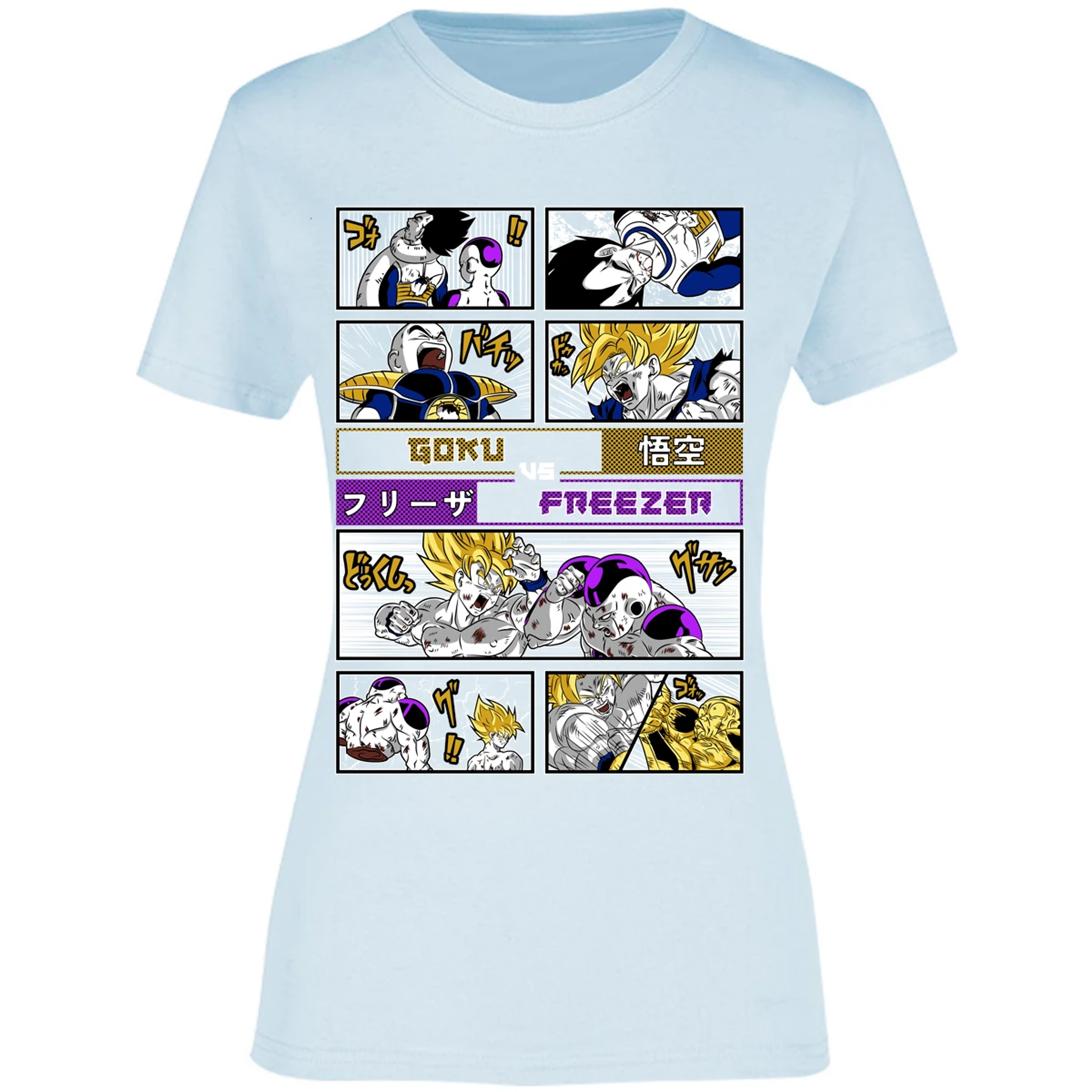 Blusa Dragon Ball Goku Vs Freezer Blusa para Mujer 7