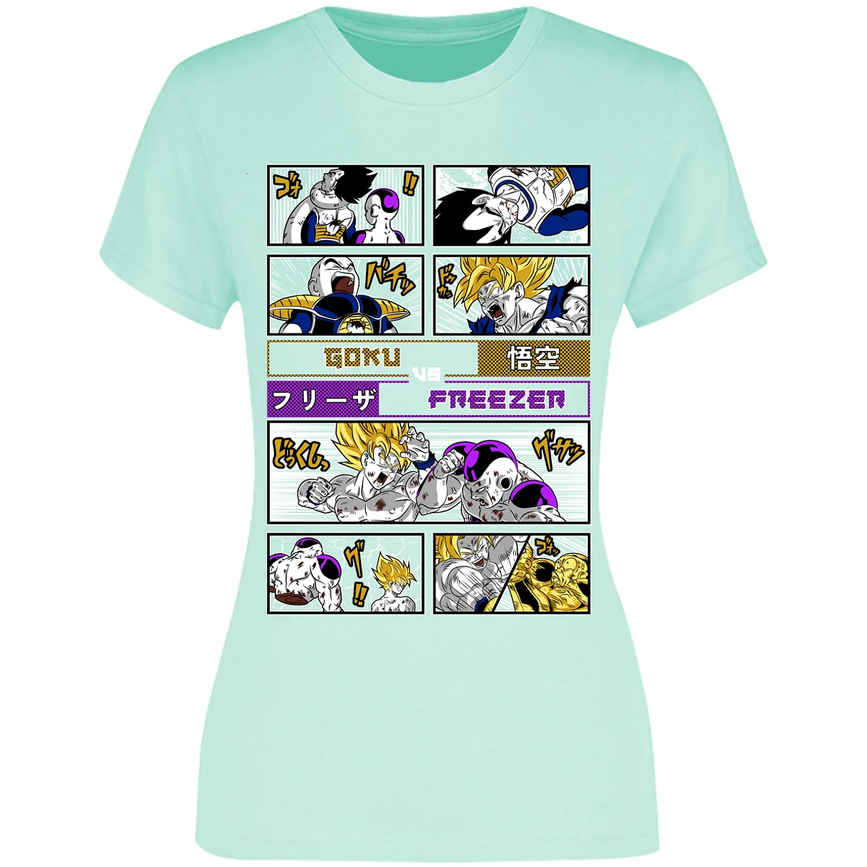 Blusa Dragon Ball Goku Vs Freezer Blusa para Mujer 10