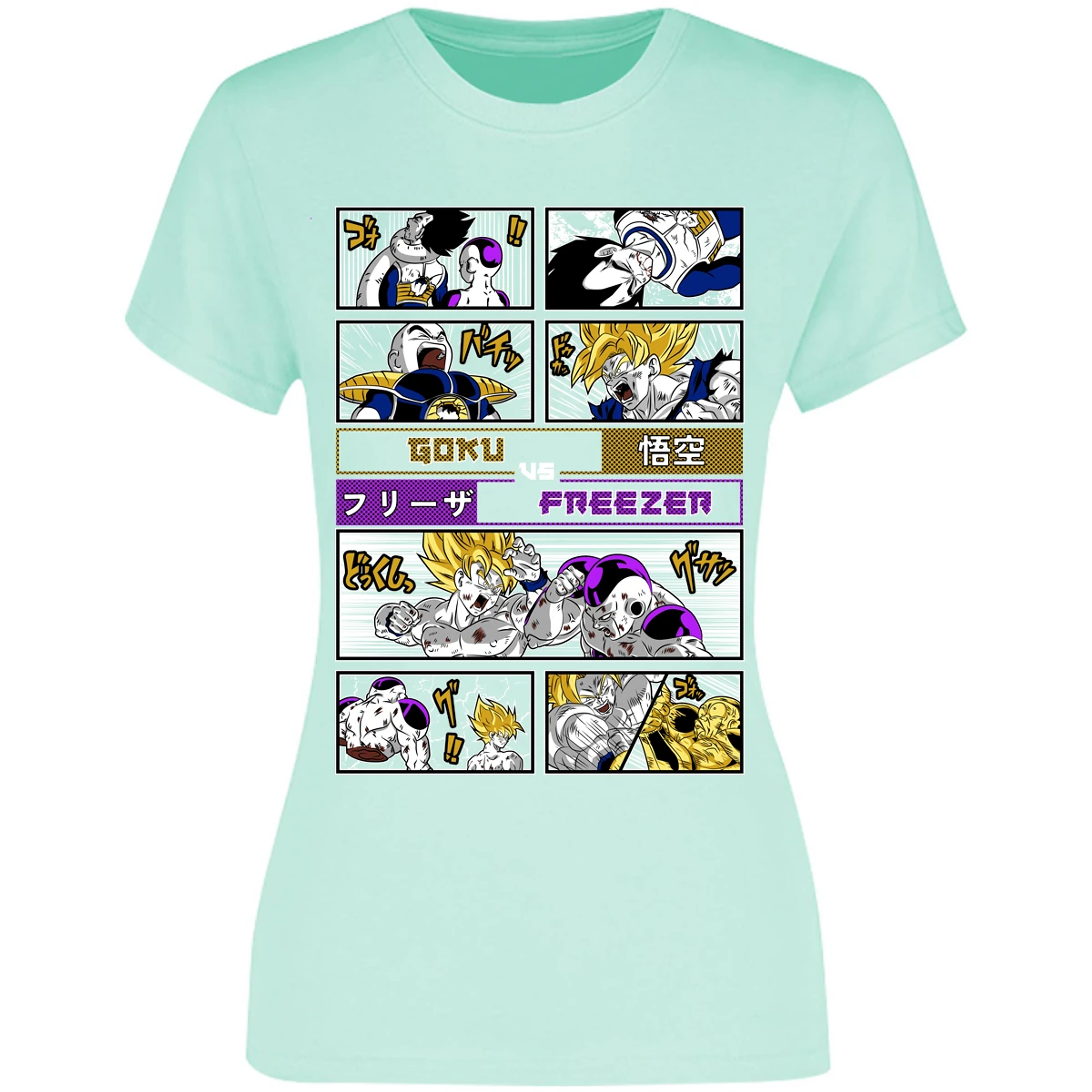 Blusa Dragon Ball Goku Vs Freezer Blusa para Mujer 10
