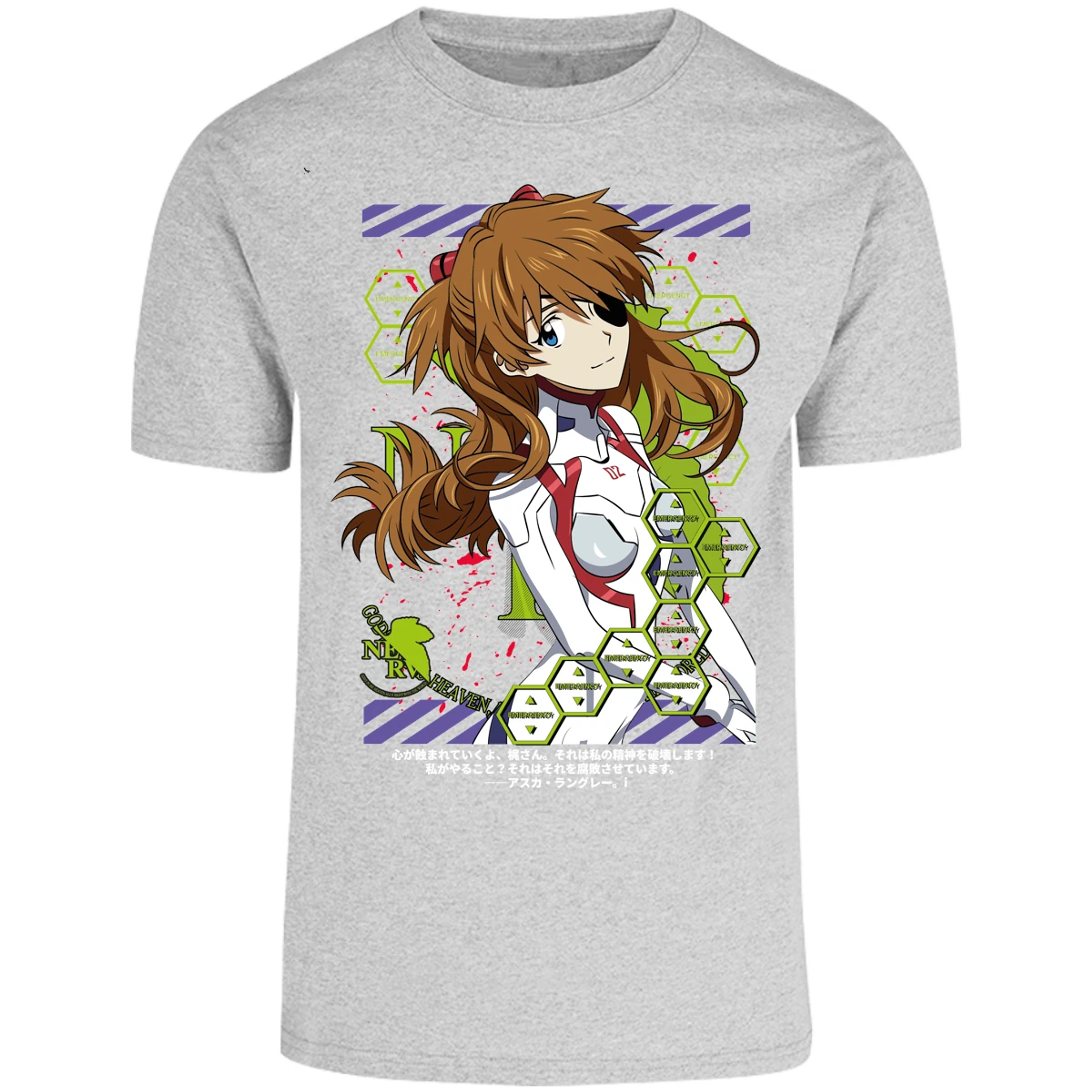 Playera Evangelion Asuka Evangelion para Adulto 38