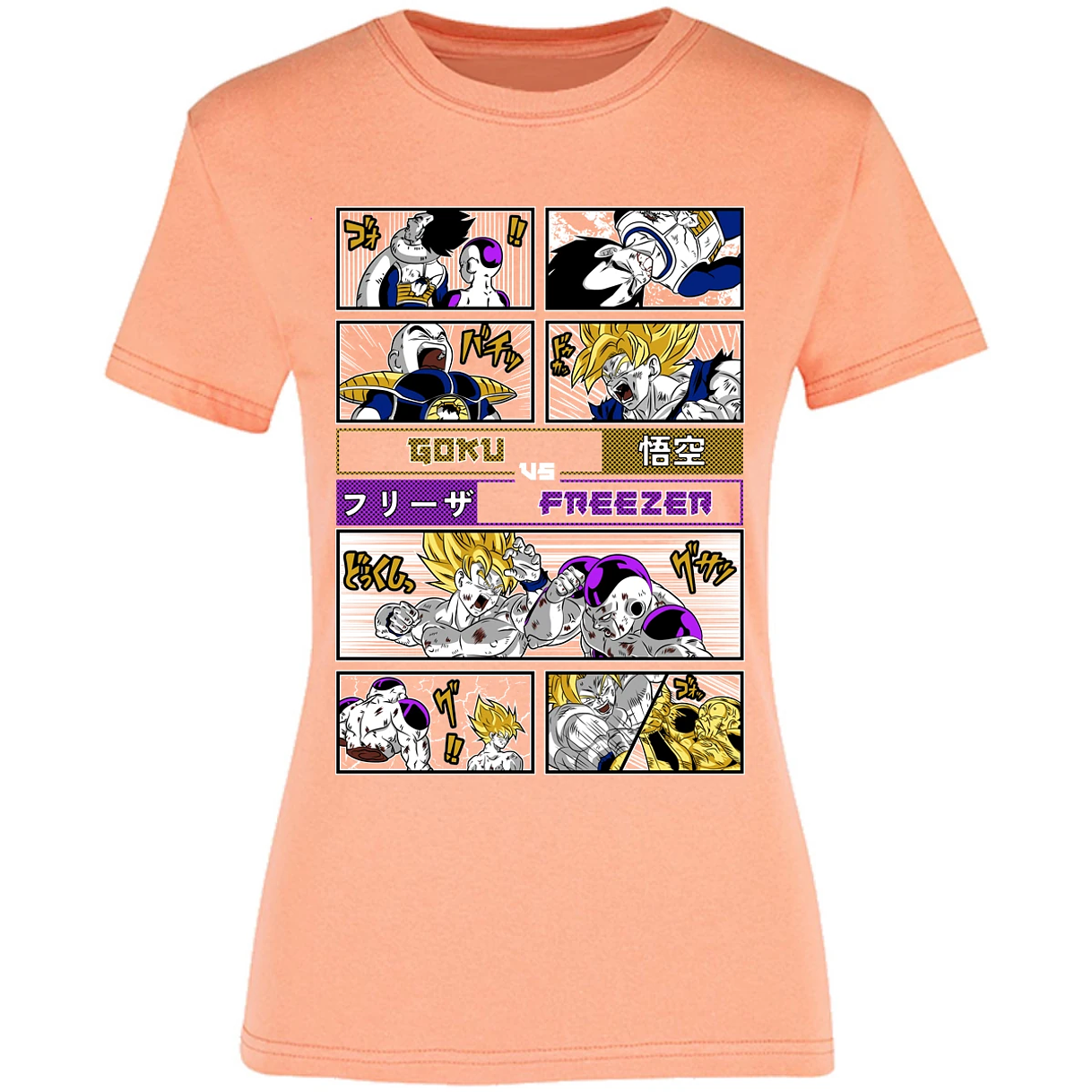 Blusa Dragon Ball Goku Vs Freezer Blusa para Mujer 3