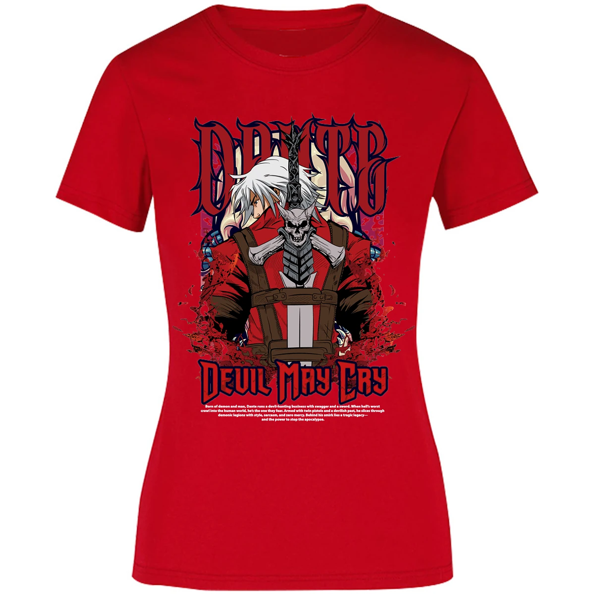 Blusa Devil May Cry Devil May Cry Dante Blusa para Mujer 1