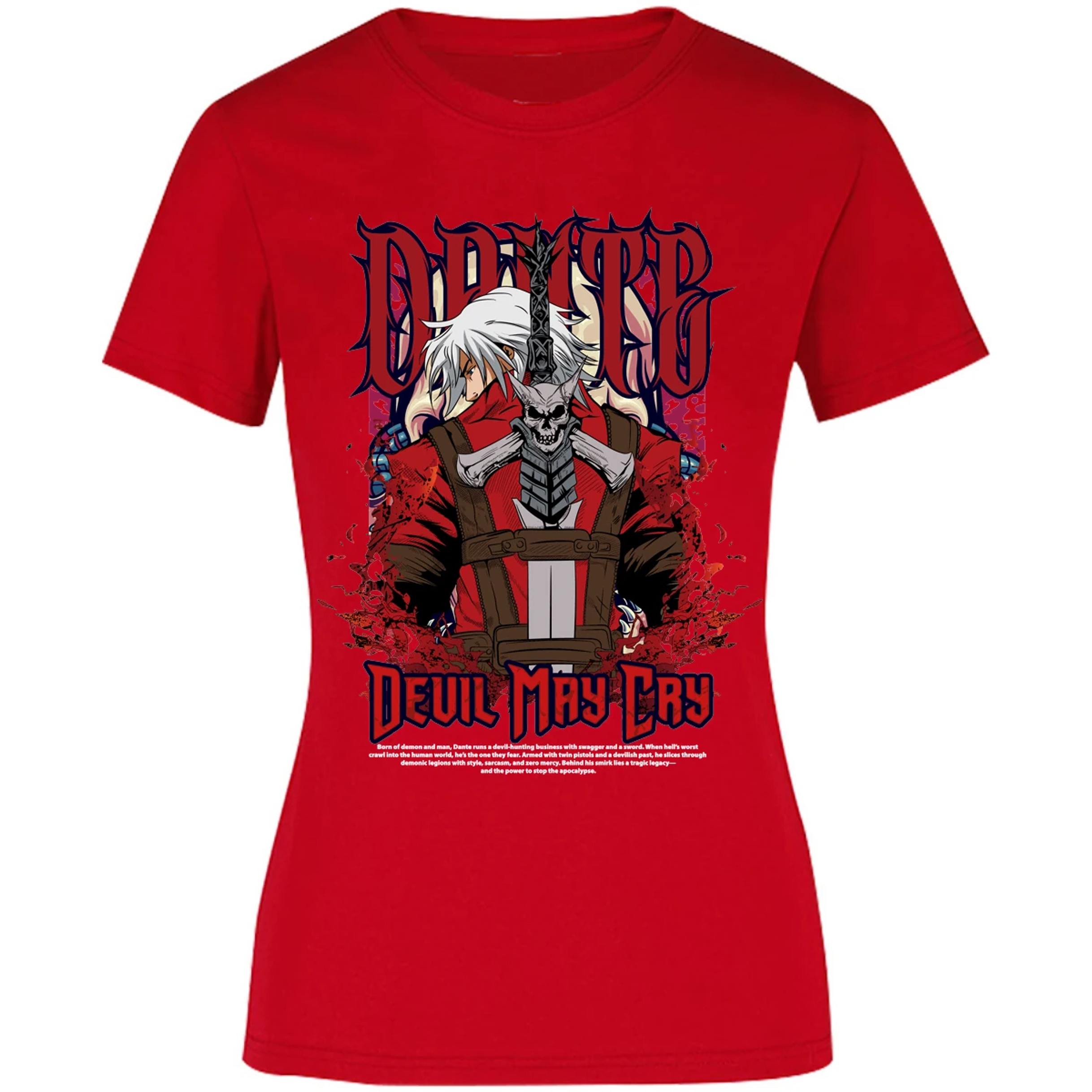 Blusa Devil May Cry Devil May Cry Dante Blusa para Mujer 1