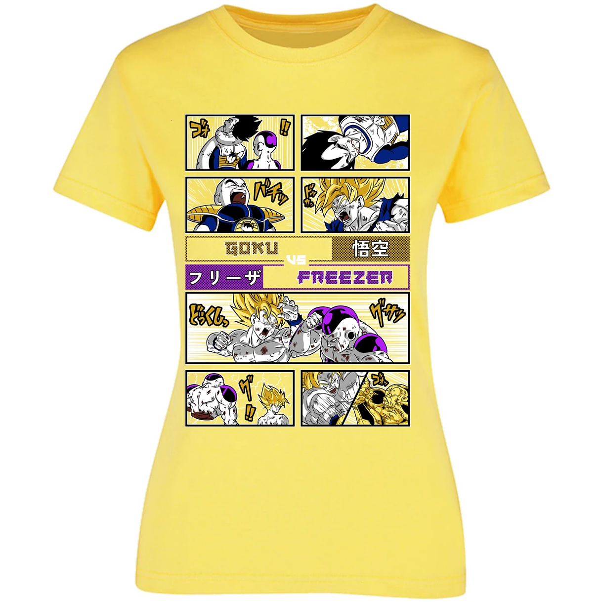 Blusa Dragon Ball Goku Vs Freezer Blusa para Mujer 2
