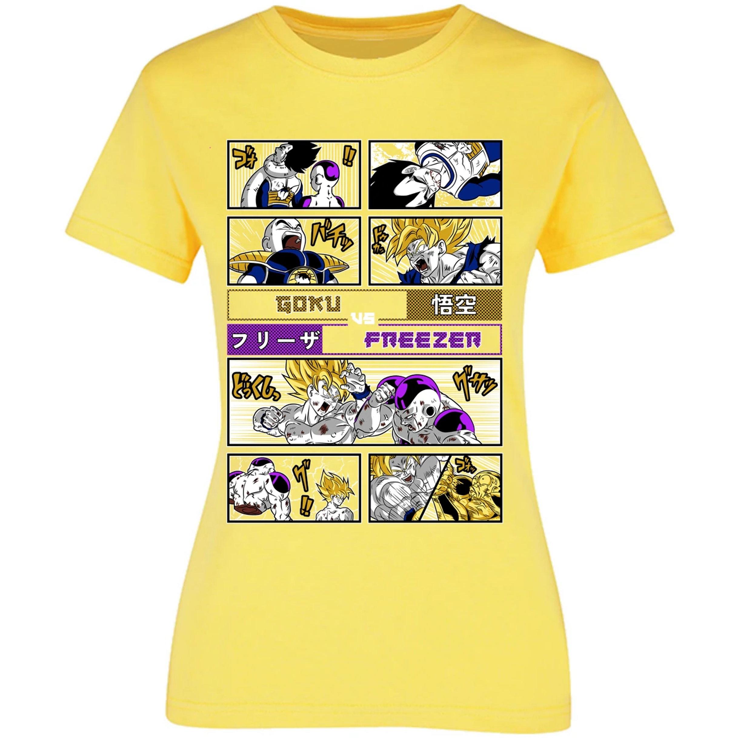 Blusa Dragon Ball Goku Vs Freezer Blusa para Mujer 2