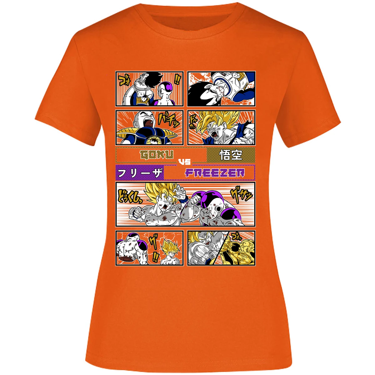 Blusa Dragon Ball Goku Vs Freezer Blusa para Mujer 5