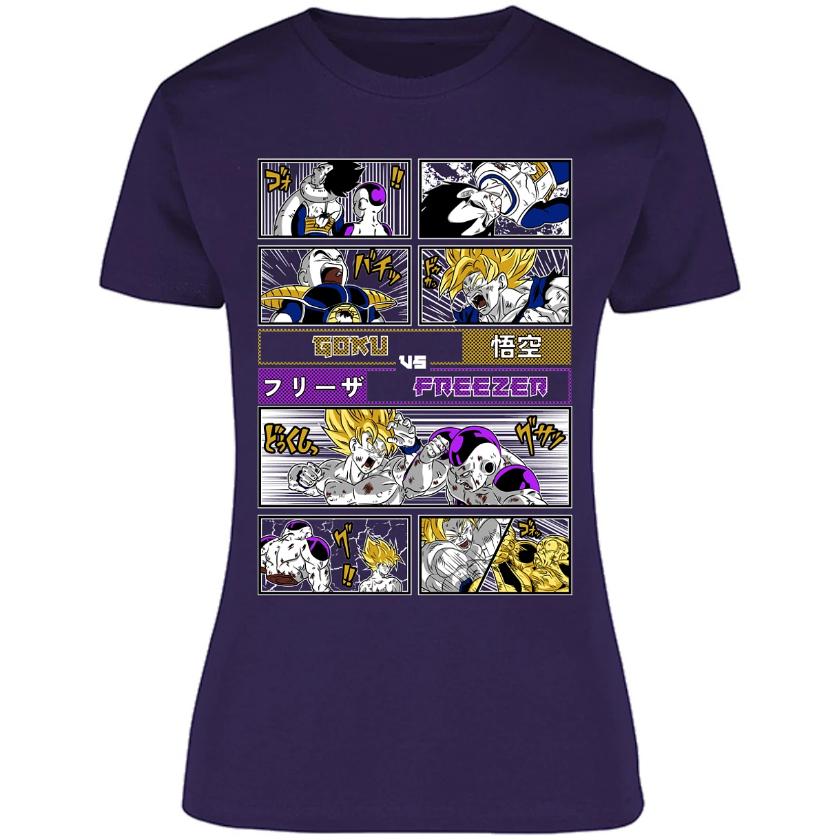 Blusa Dragon Ball Goku Vs Freezer Blusa para Mujer 8