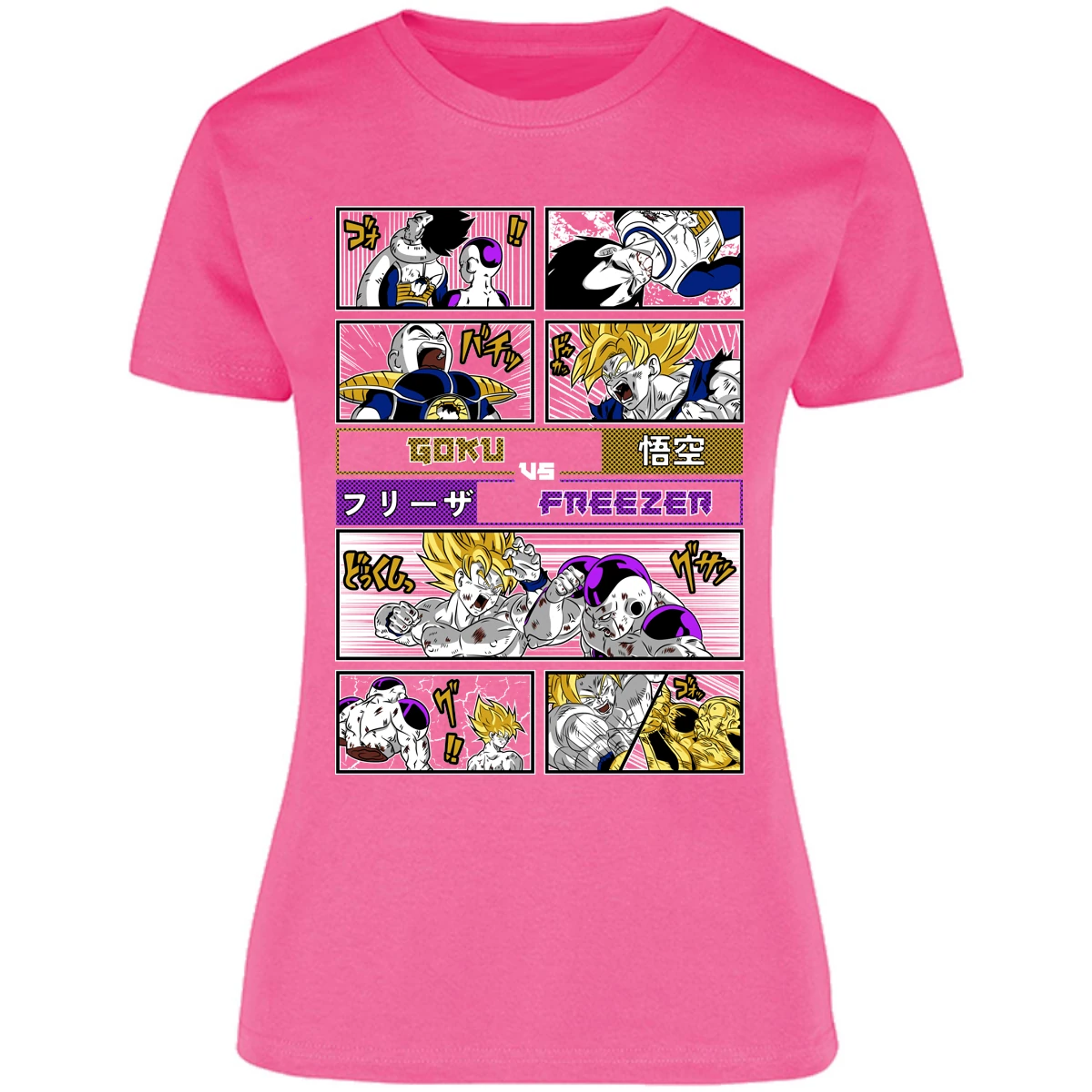 Blusa Dragon Ball Goku Vs Freezer Blusa para Mujer 9