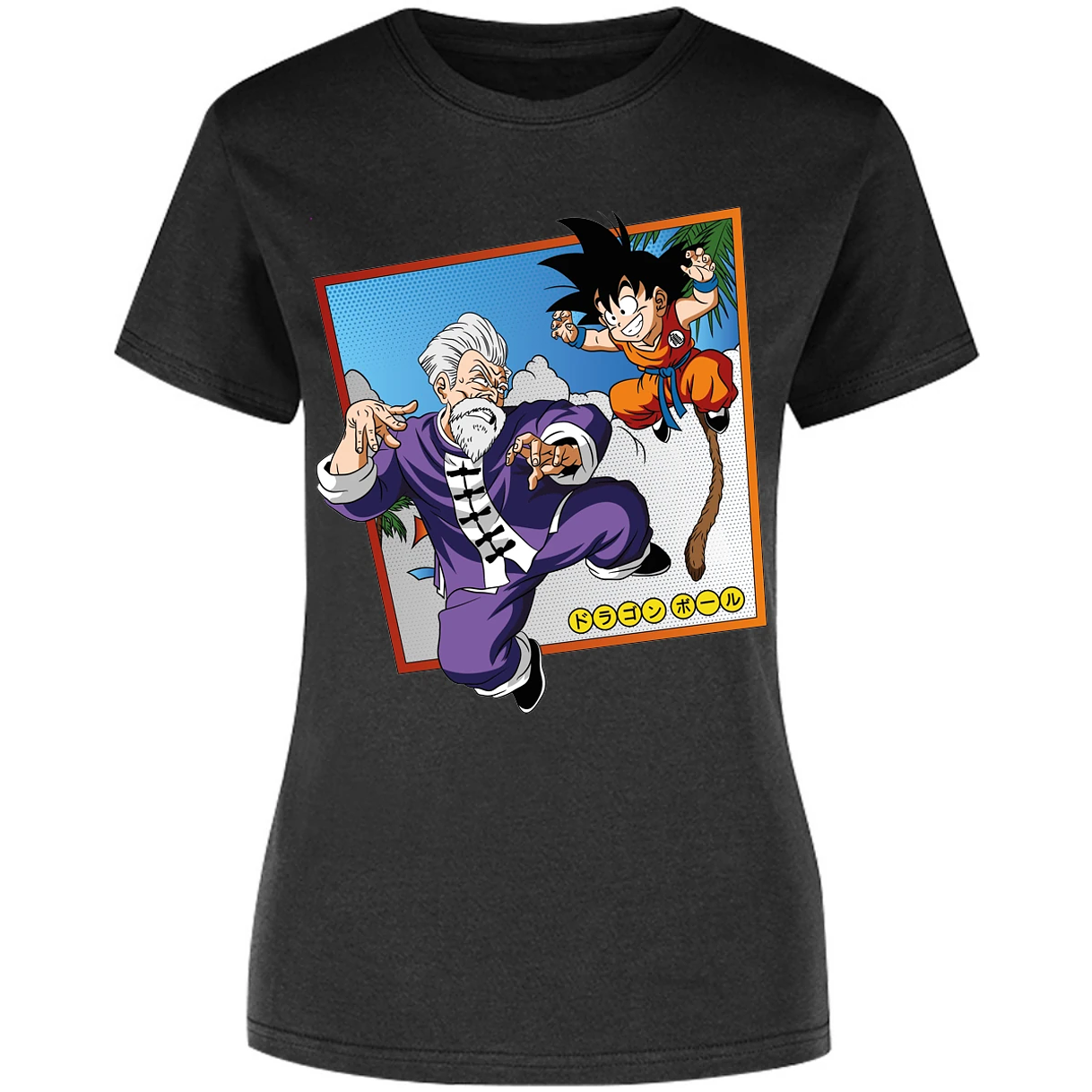 Blusa Dragon Ball Goku Vs Jackie Shun Blusa para Mujer 1