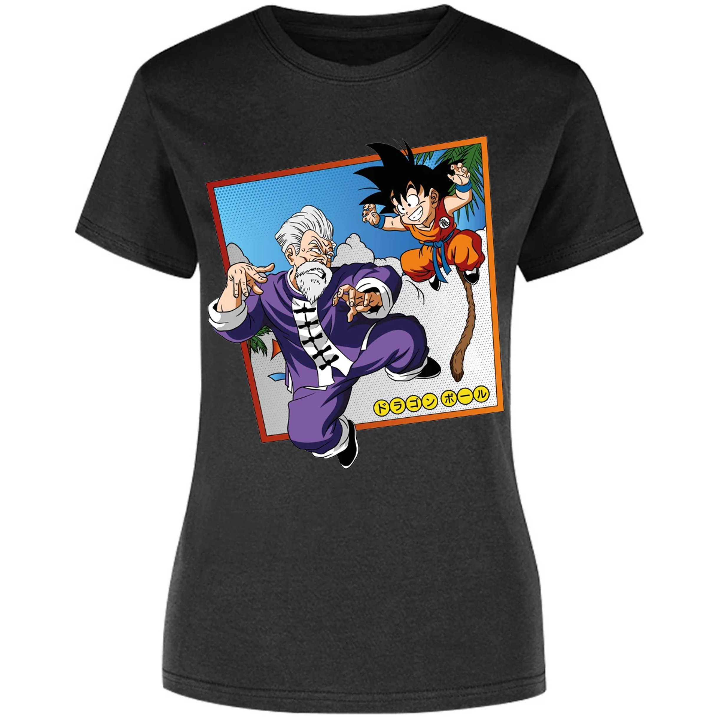Blusa Dragon Ball Goku Vs Jackie Shun Blusa para Mujer 1