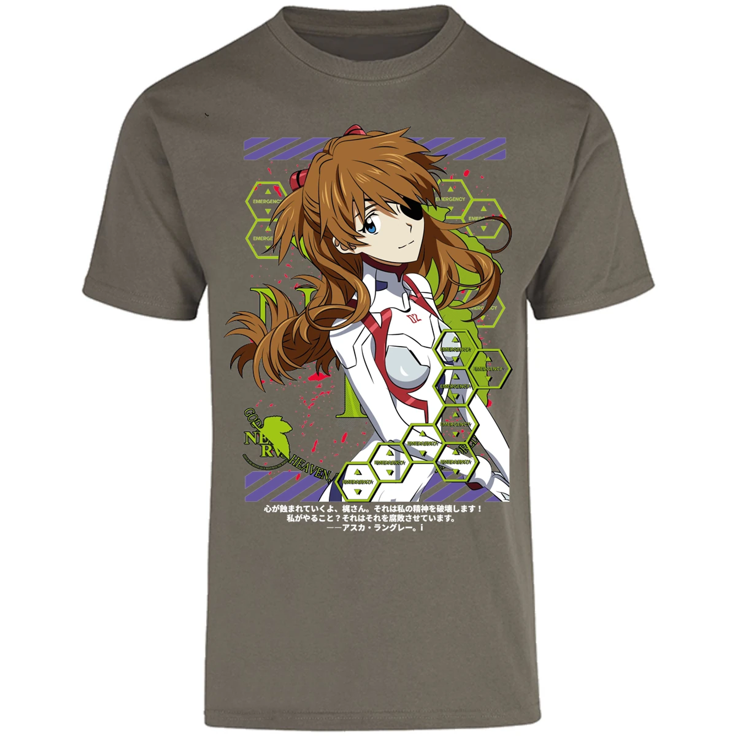 Playera Evangelion Asuka Evangelion para Adulto 30