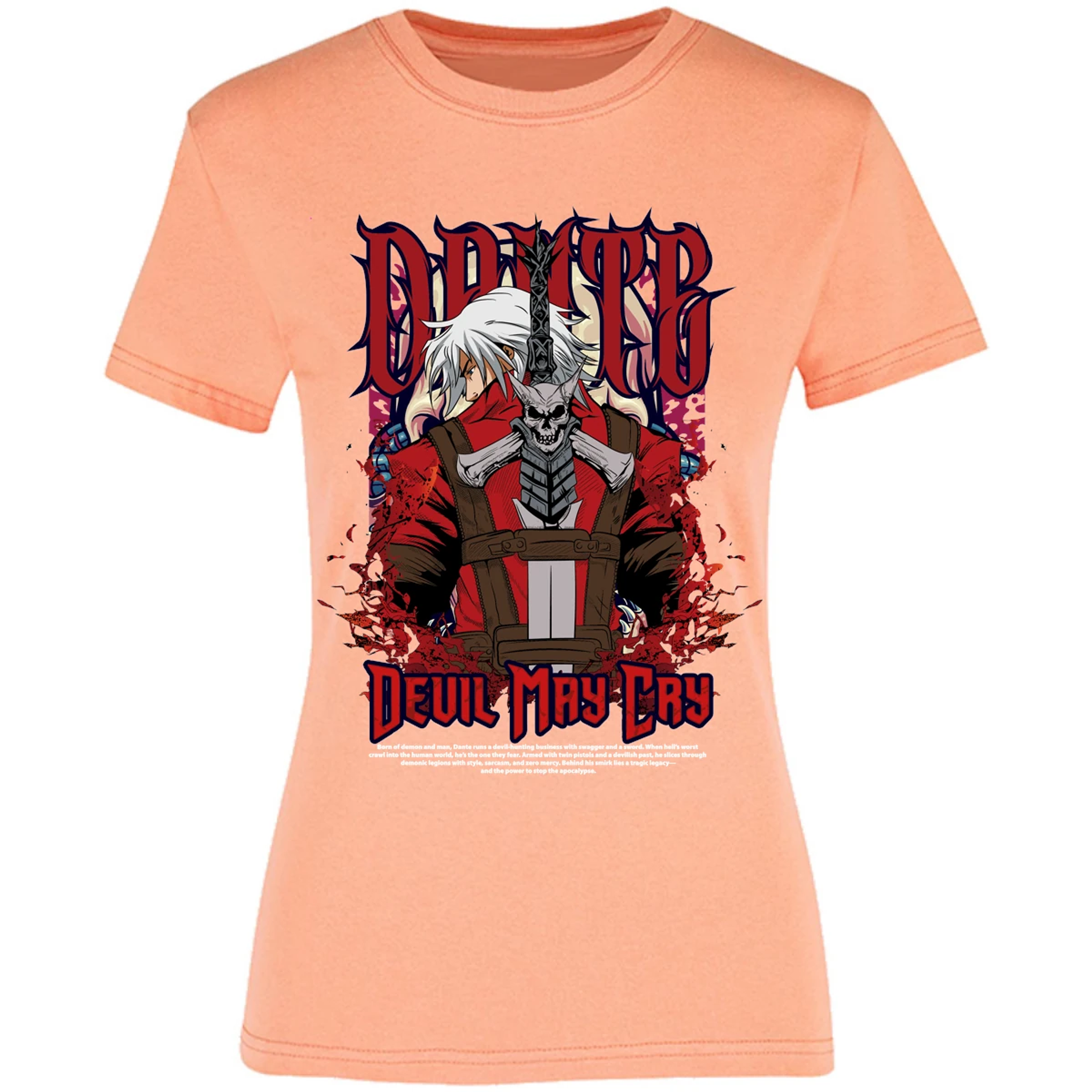 Blusa Devil May Cry Devil May Cry Dante Blusa para Mujer 12