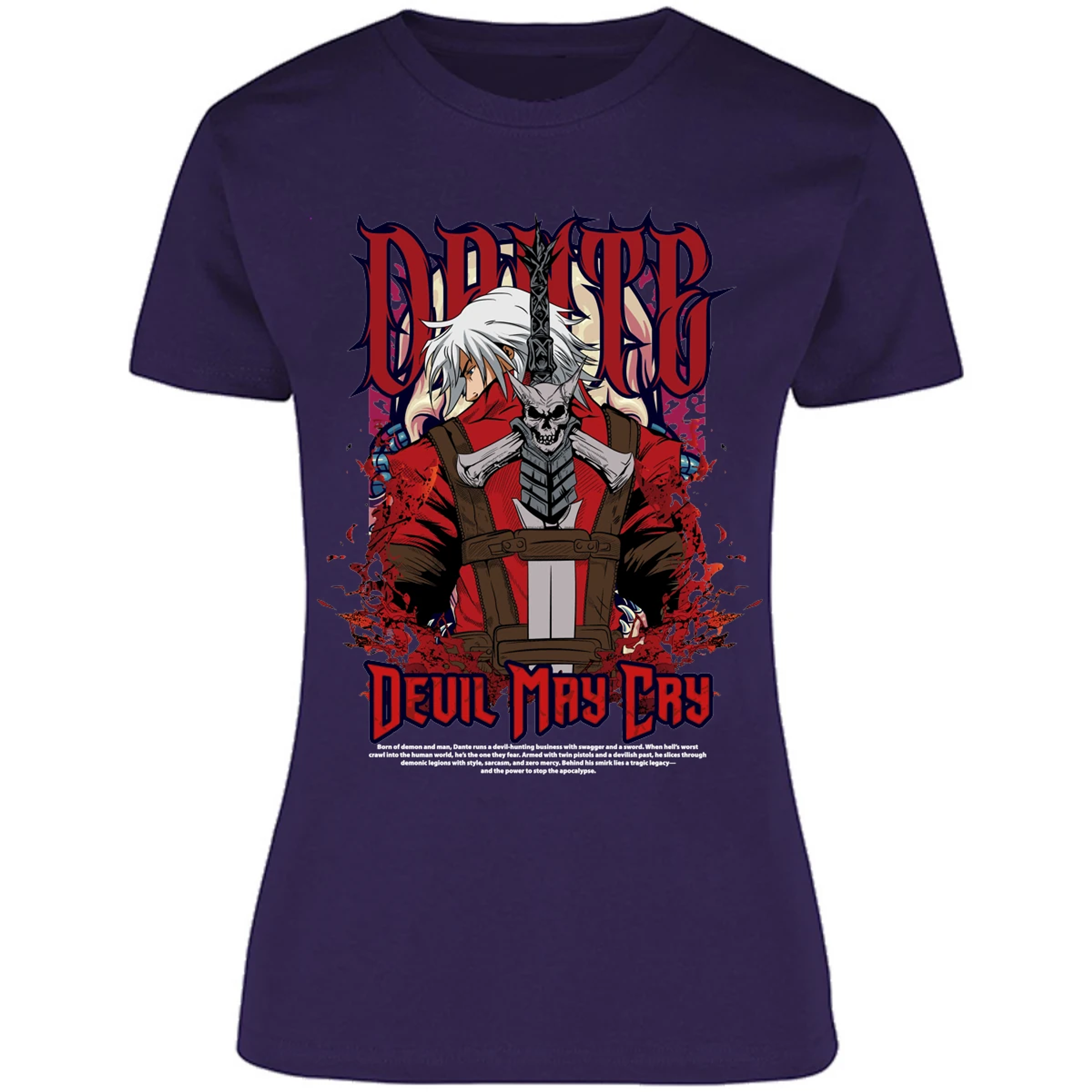 Blusa Devil May Cry Devil May Cry Dante Blusa para Mujer 18
