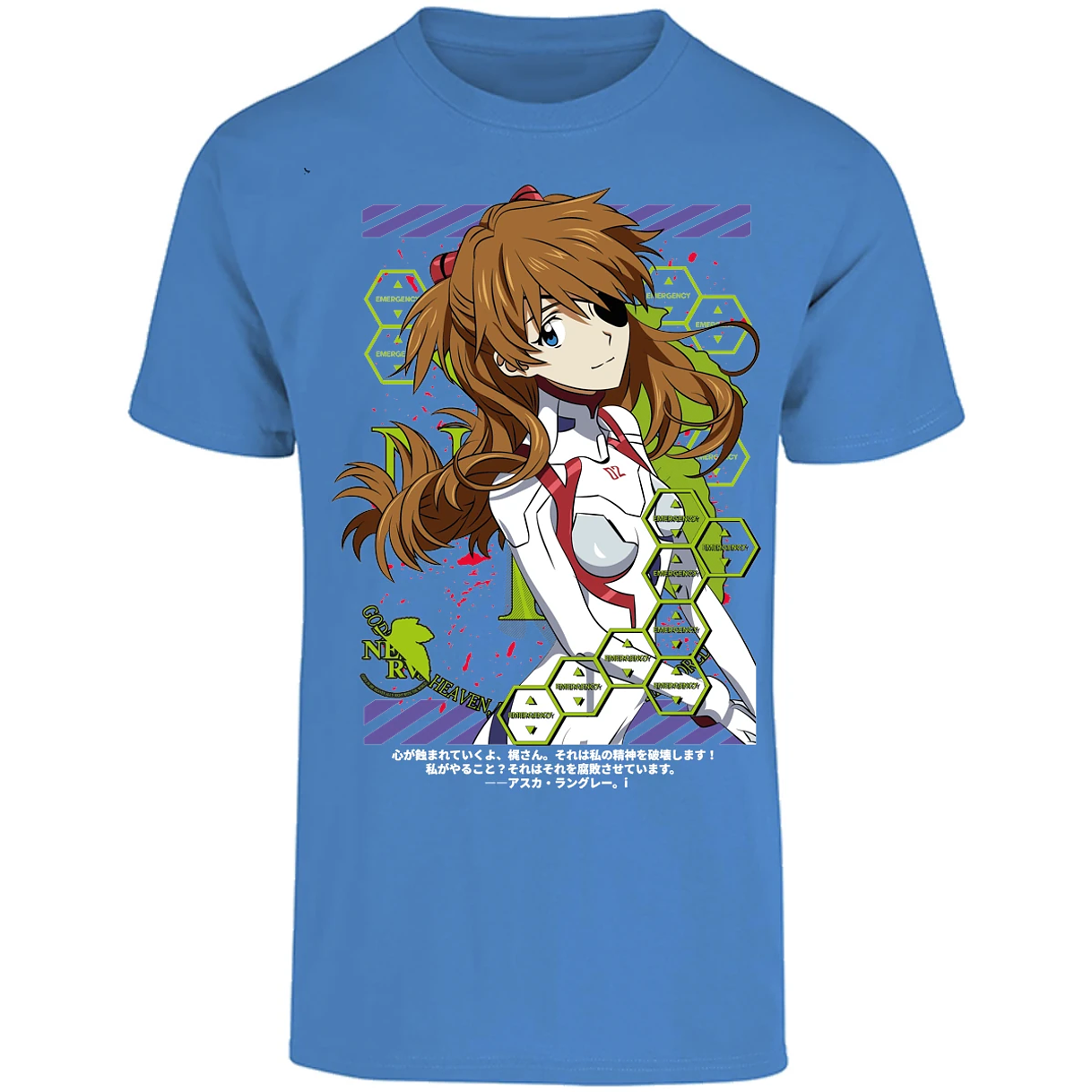 Playera Evangelion Asuka Evangelion para Adulto 49