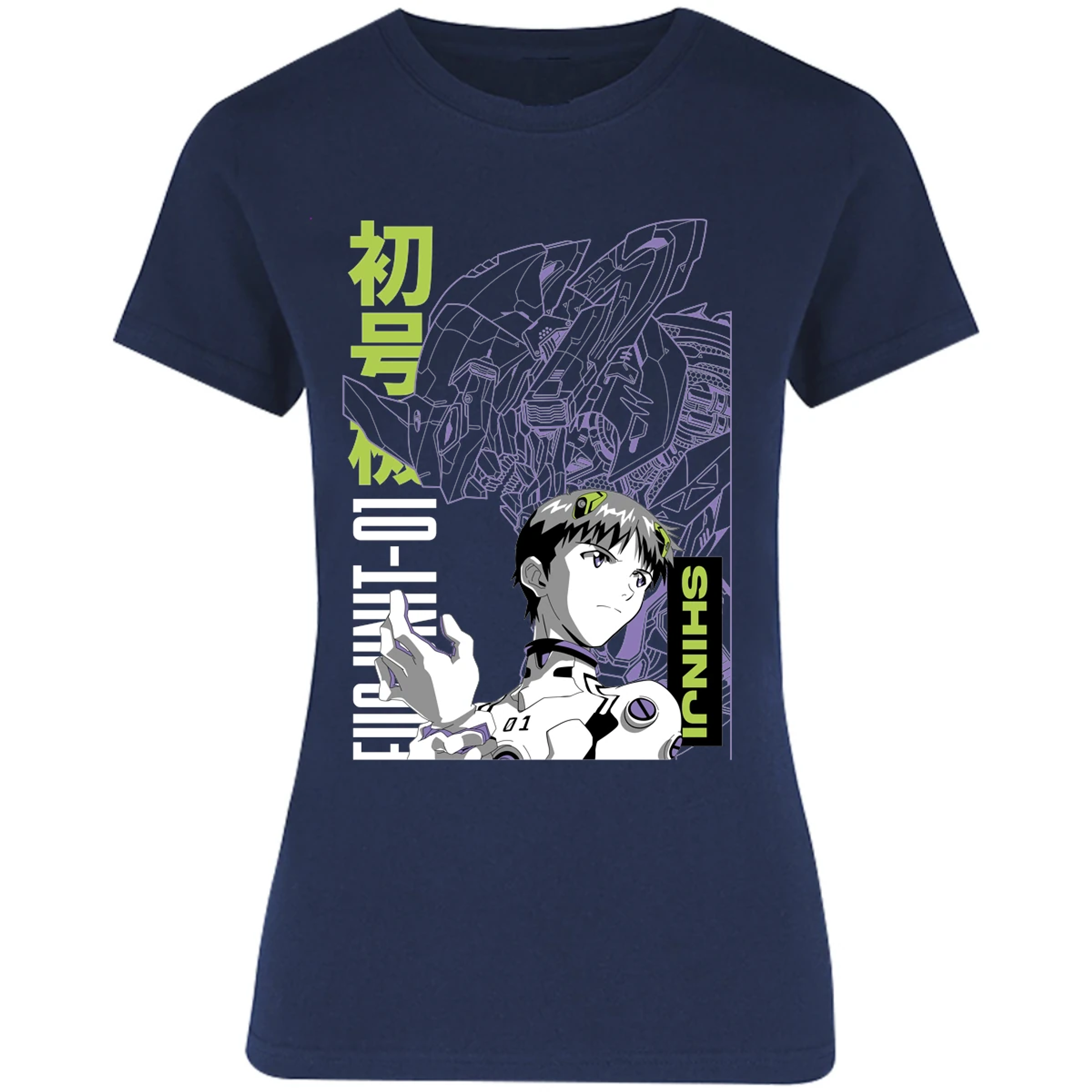 Blusa Evangelion Shinji Blusa para Mujer 1