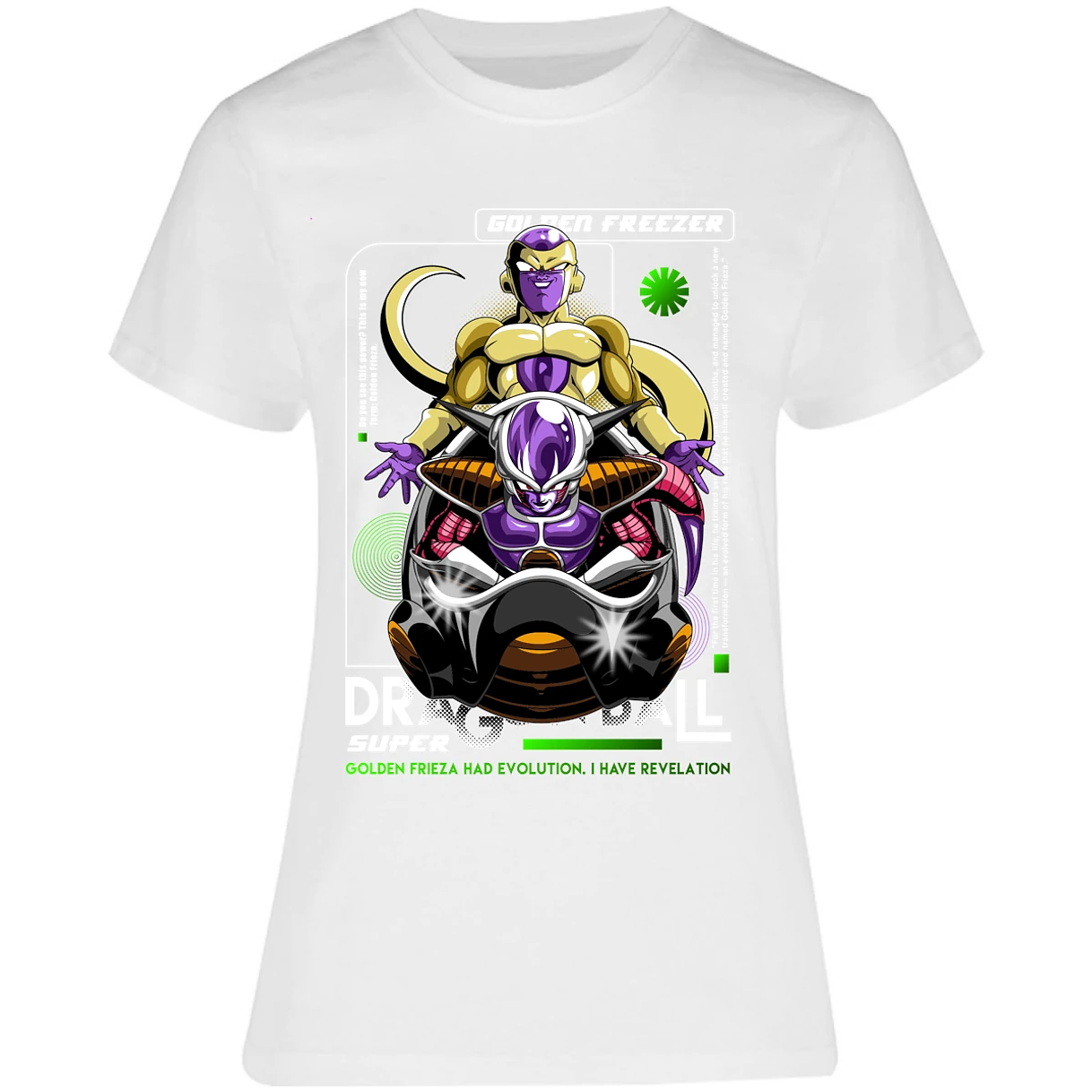 Blusa Dragon Ball Golden Freezer Blusa para Mujer 18