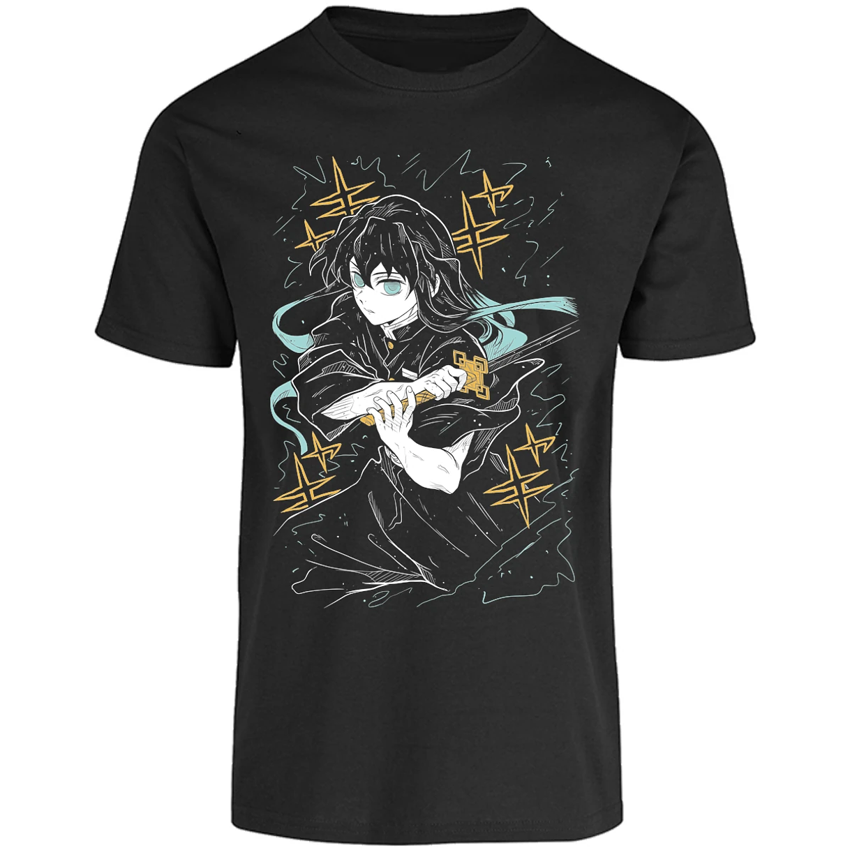 Playera Demon Slayer Tokito S para Adulto 8
