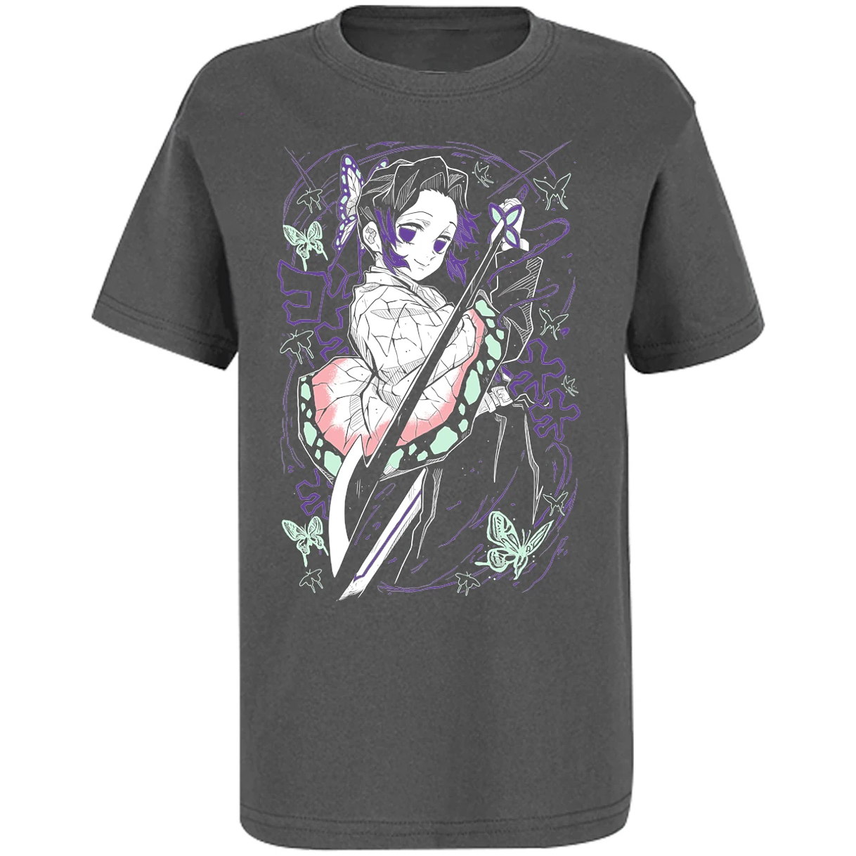 Playera Demon Slayer Shinobu Kocho para Niño 4