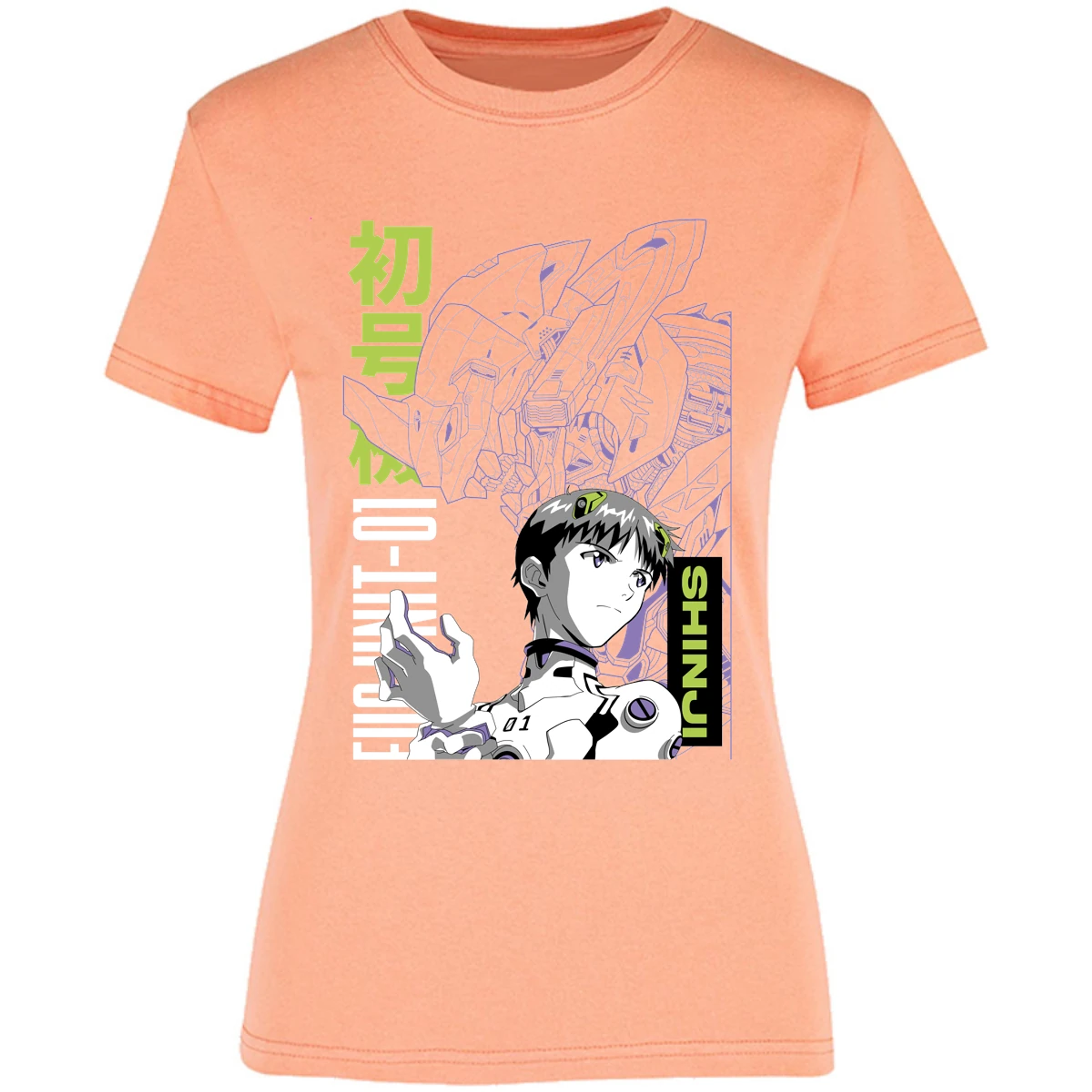 Blusa Evangelion Shinji Blusa para Mujer 8