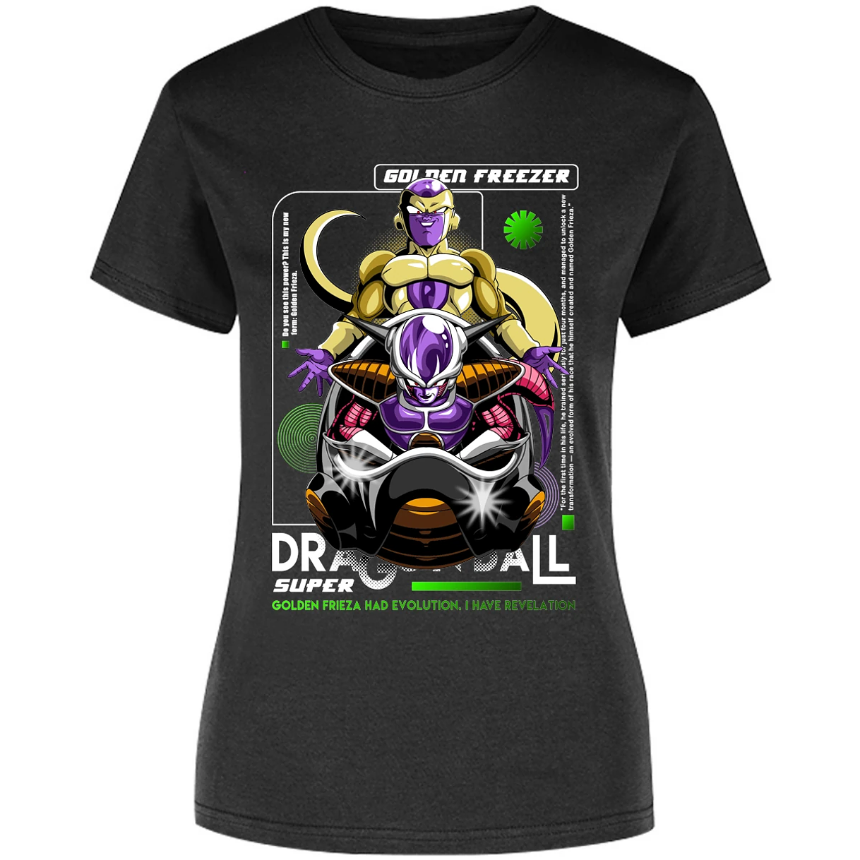 Blusa Dragon Ball Golden Freezer Blusa para Mujer 3