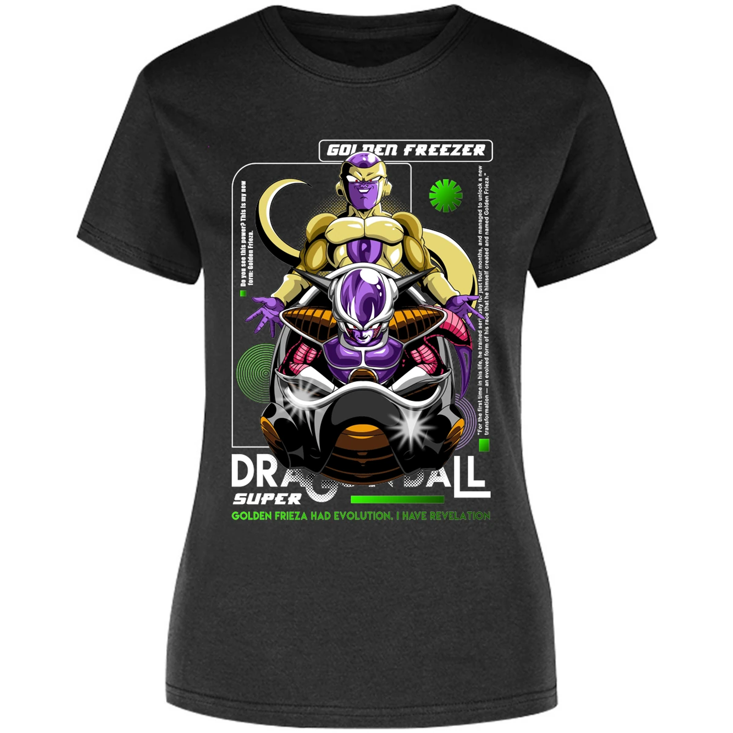 Blusa Dragon Ball Golden Freezer Blusa para Mujer 3