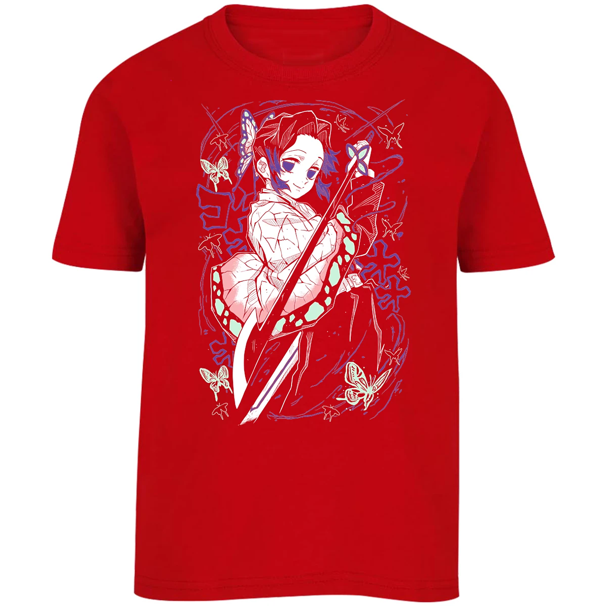 Playera Demon Slayer Shinobu Kocho para Niño 7