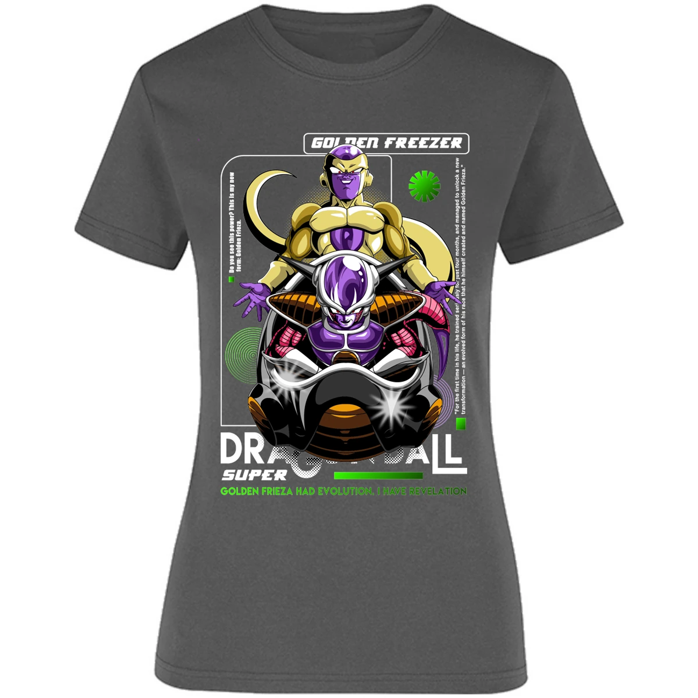 Blusa Dragon Ball Golden Freezer Blusa para Mujer 12