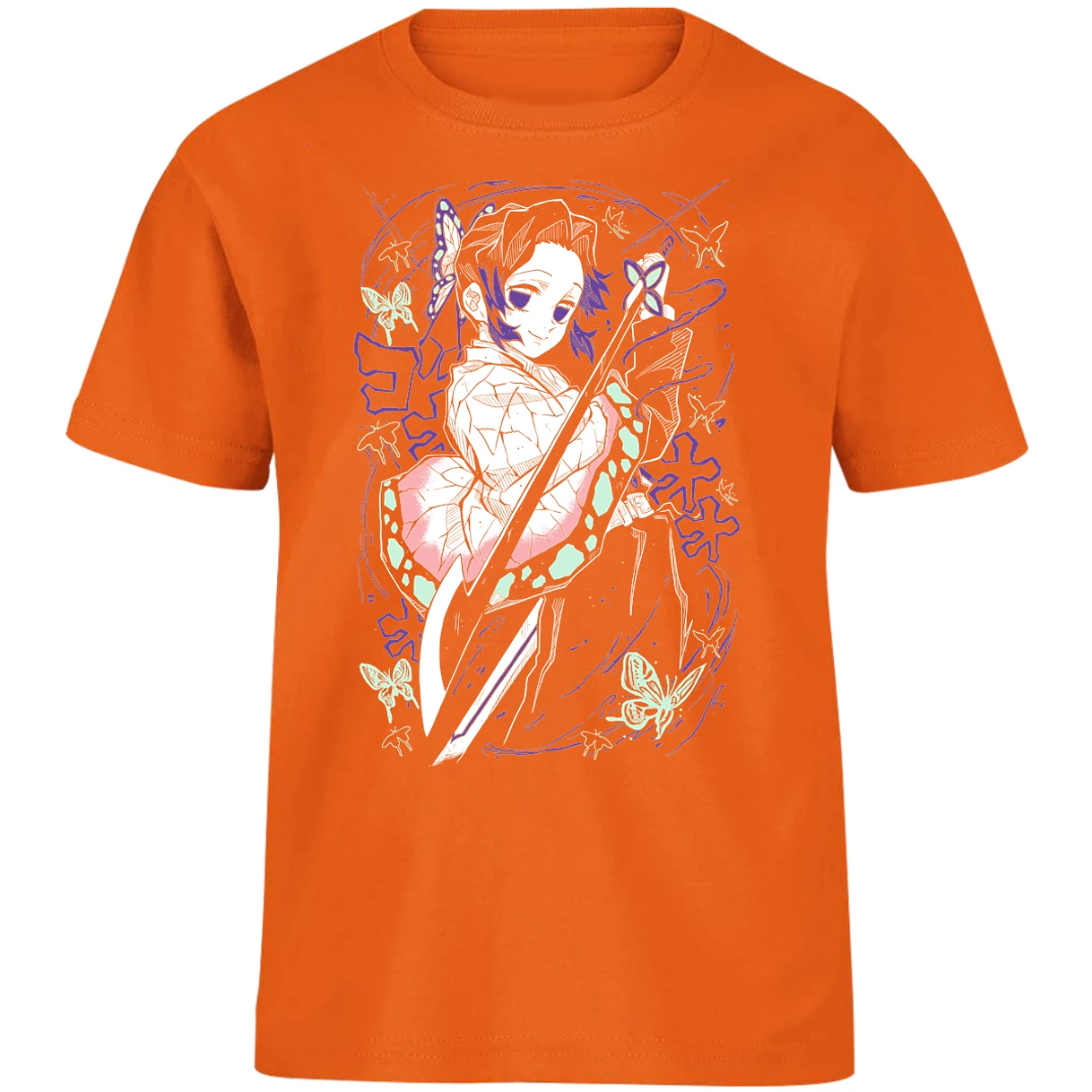 Playera Demon Slayer Shinobu Kocho para Niño 1