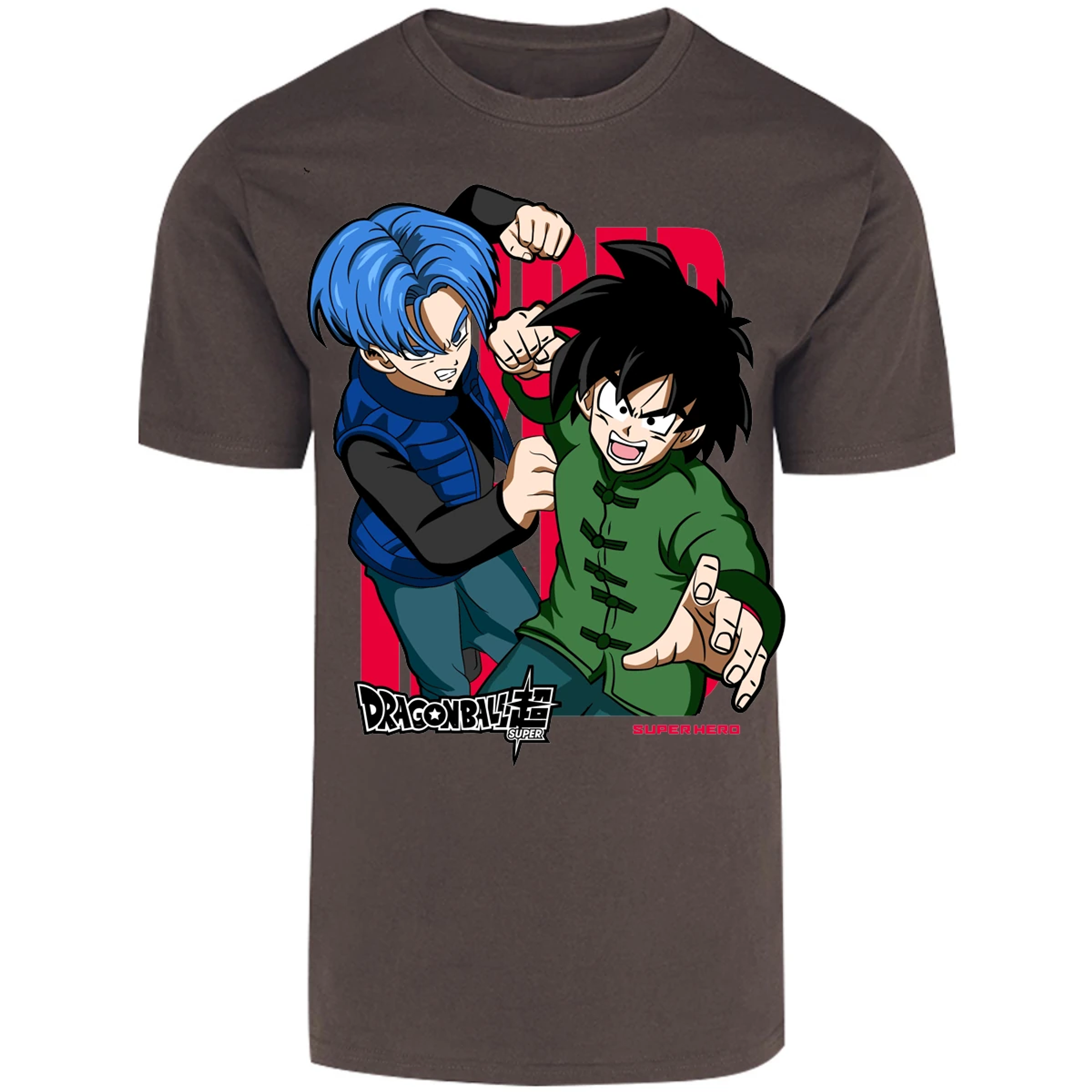 Playera Dragon Ball Gohan Y Trunks para Adulto 12