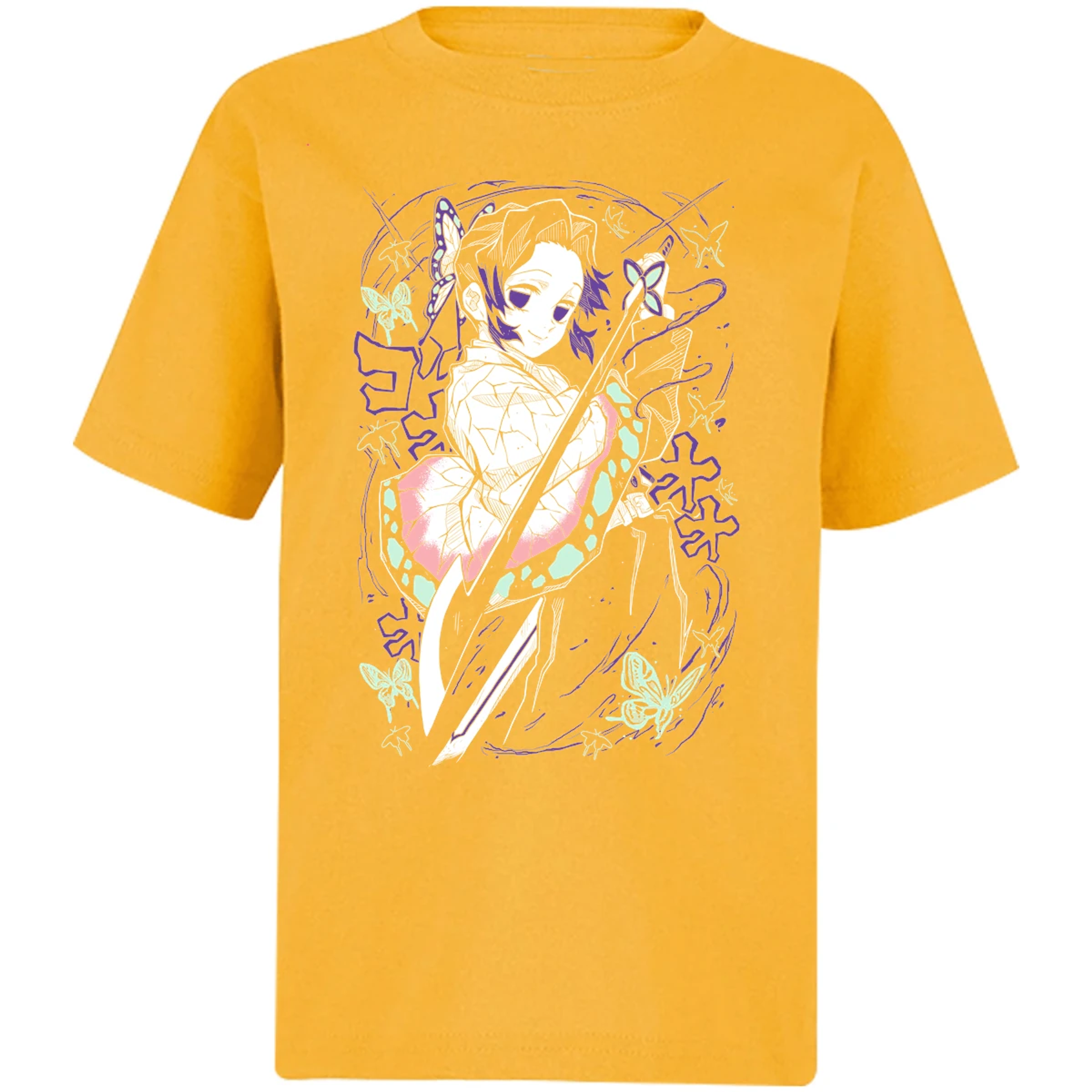 Playera Demon Slayer Shinobu Kocho para Niño 13