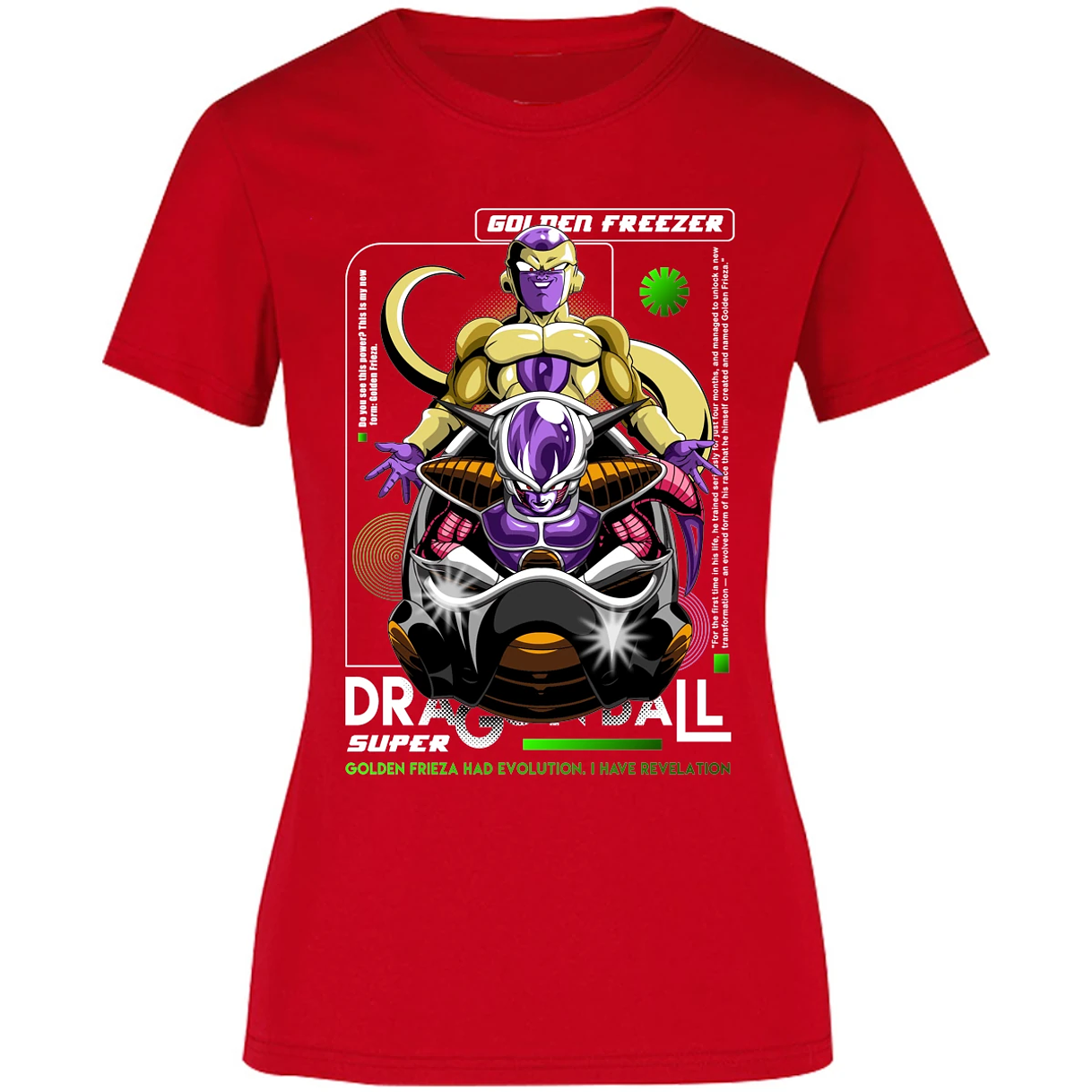 Blusa Dragon Ball Golden Freezer Blusa para Mujer 11