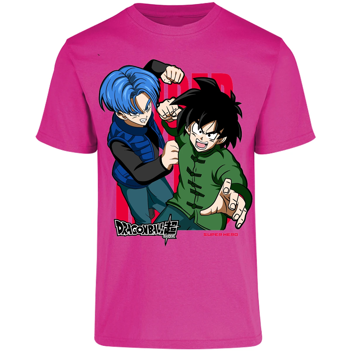 Playera Dragon Ball Gohan Y Trunks para Adulto 9