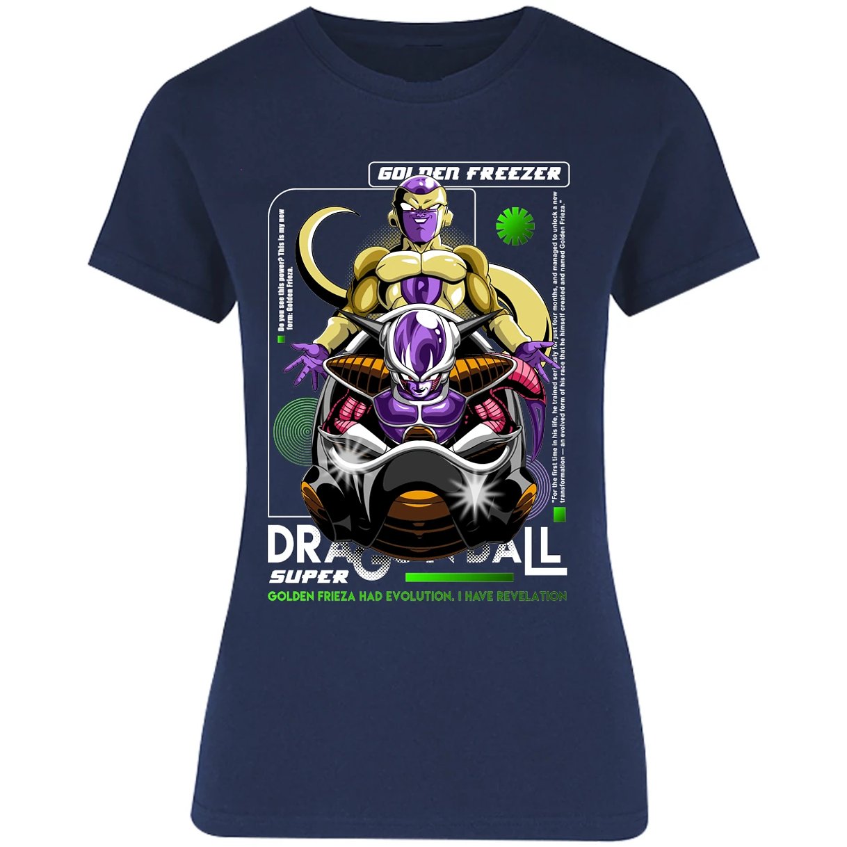 Blusa Dragon Ball Golden Freezer Blusa para Mujer 10
