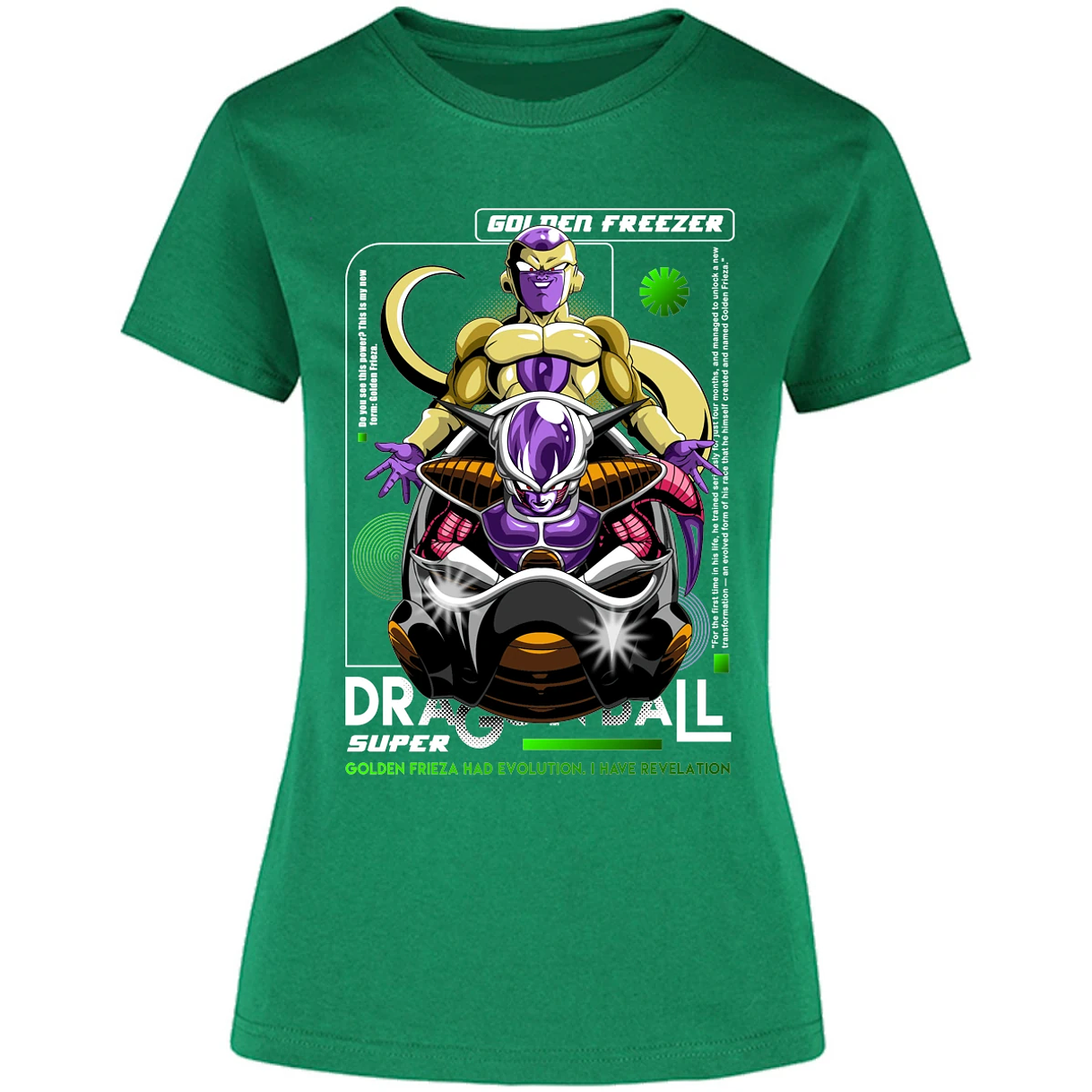 Blusa Dragon Ball Golden Freezer Blusa para Mujer 17