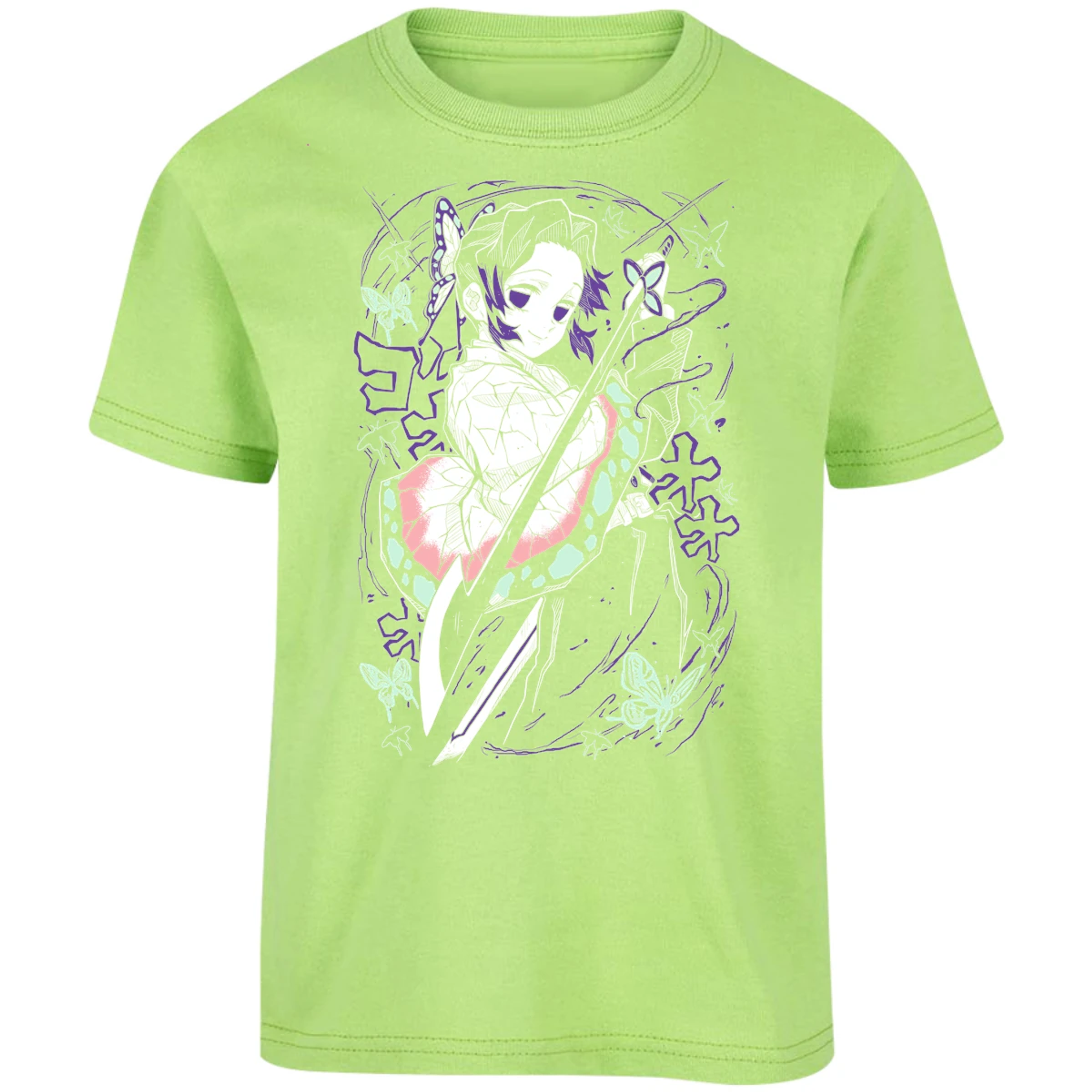 Playera Demon Slayer Shinobu Kocho para Niño 16