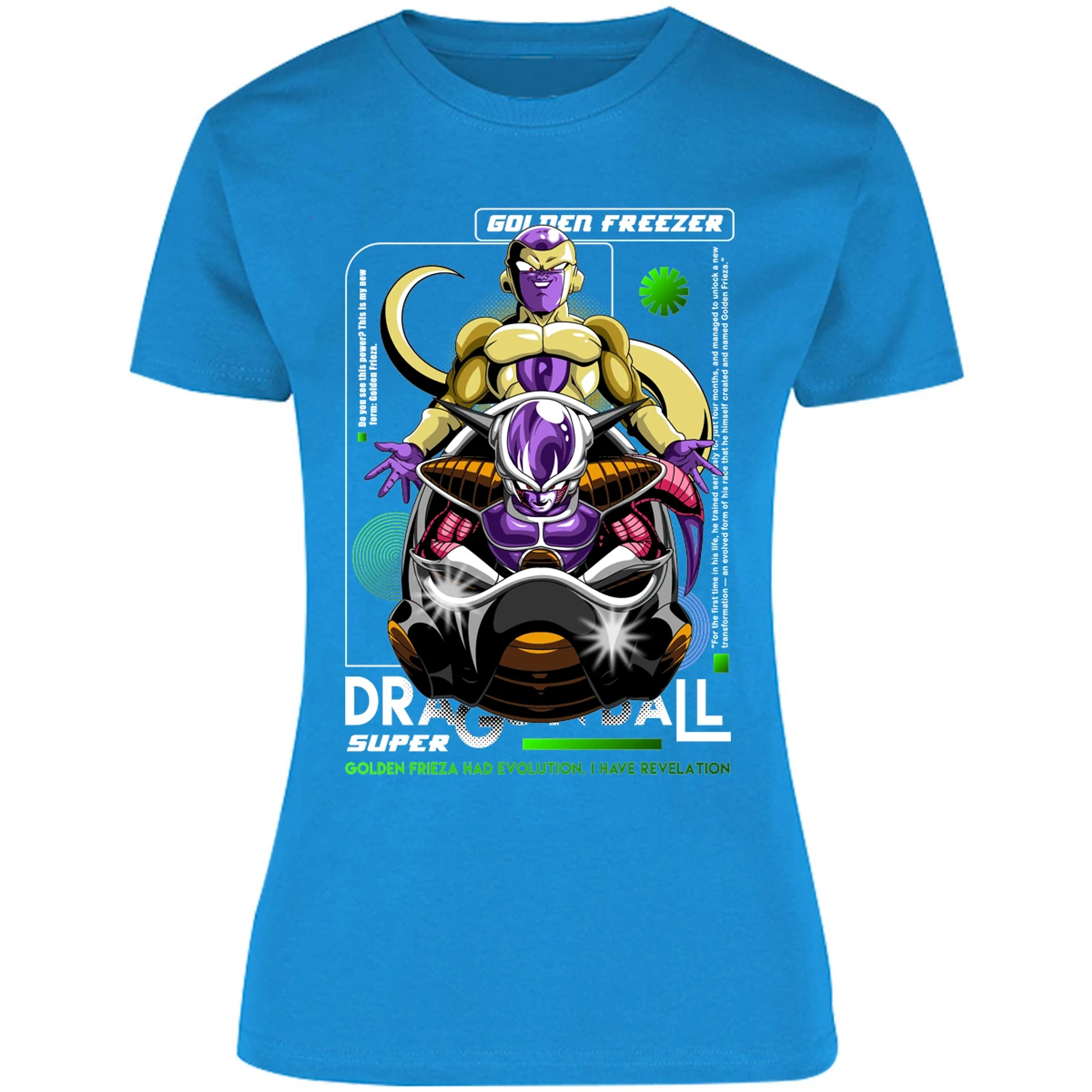 Blusa Dragon Ball Golden Freezer Blusa para Mujer 8