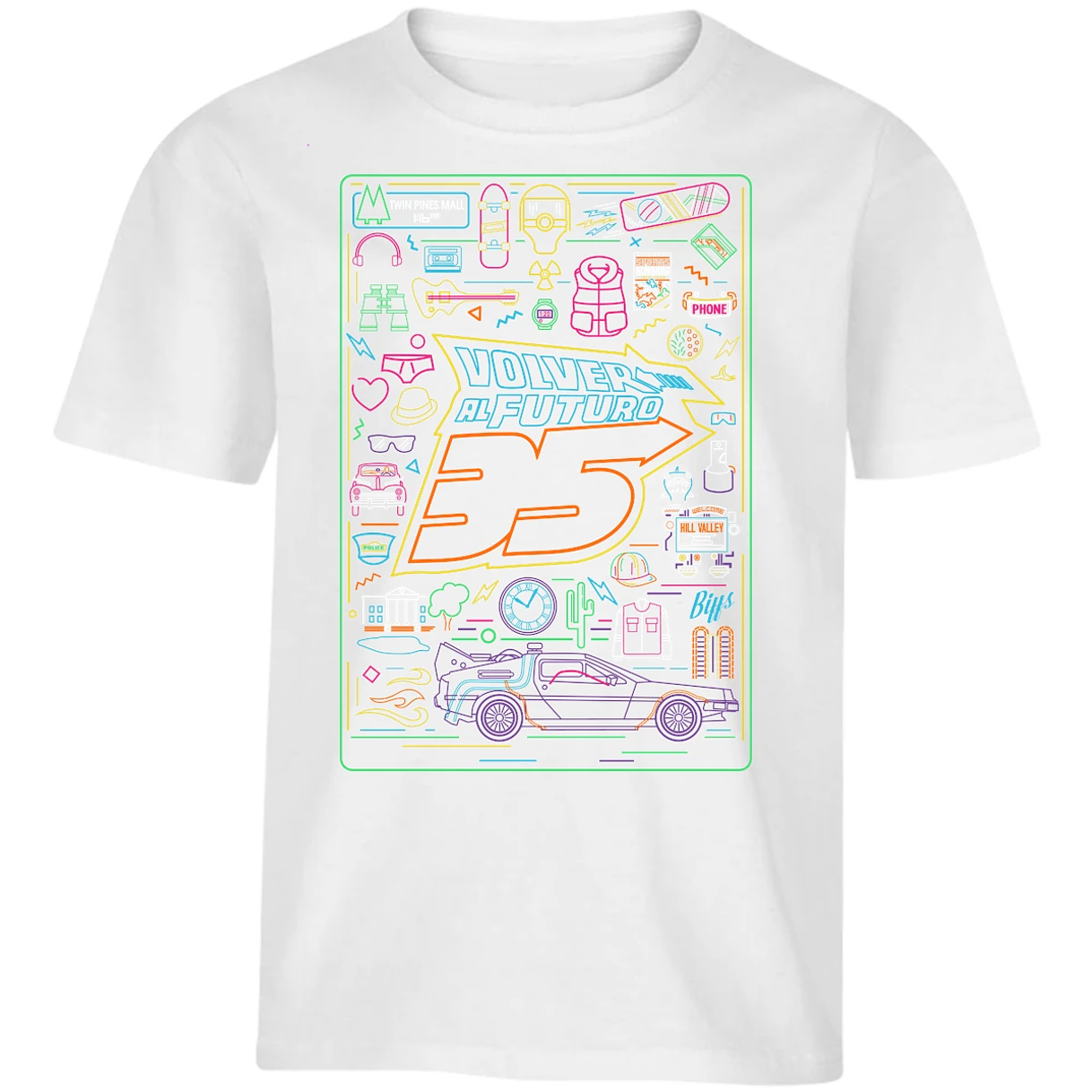 Playera Es De Series Y Peliculas Volver Al Futuro para Niño 16