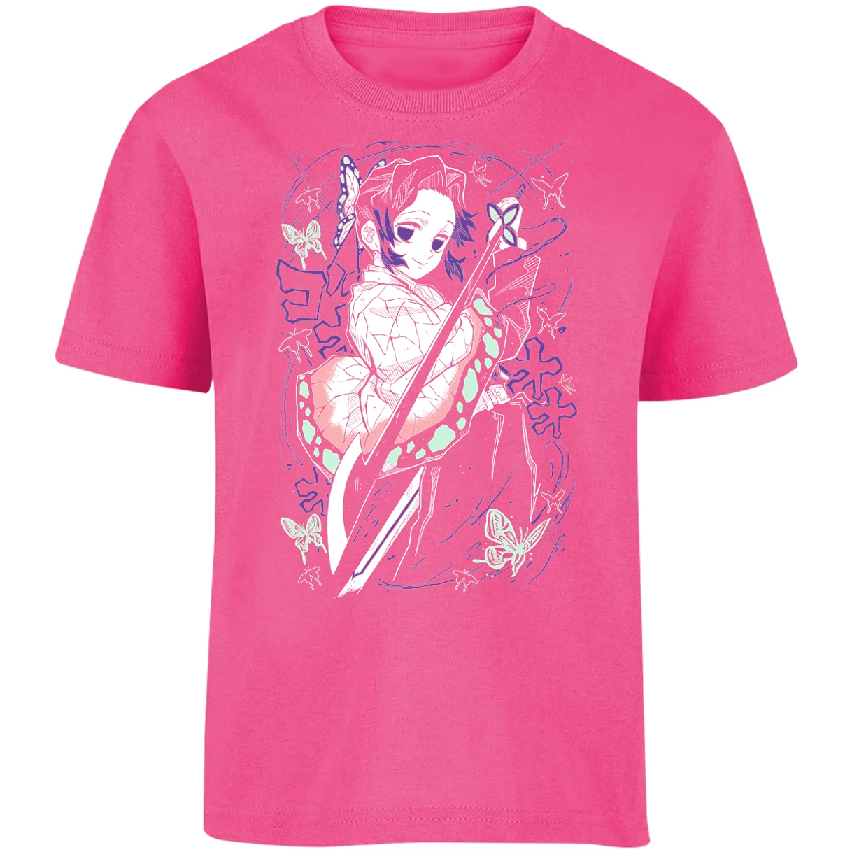 Playera Demon Slayer Shinobu Kocho para Niño 15