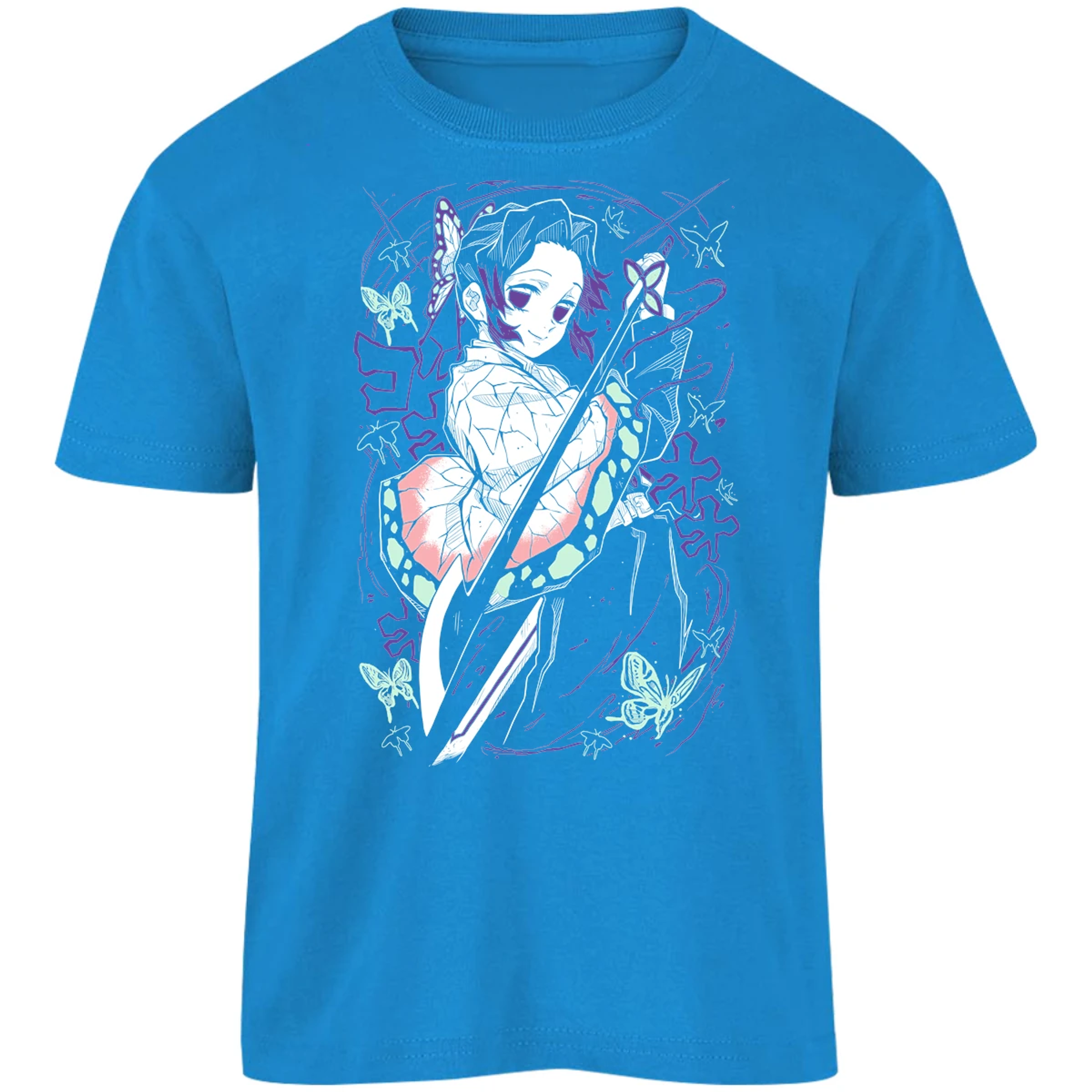 Playera Demon Slayer Shinobu Kocho para Niño 17