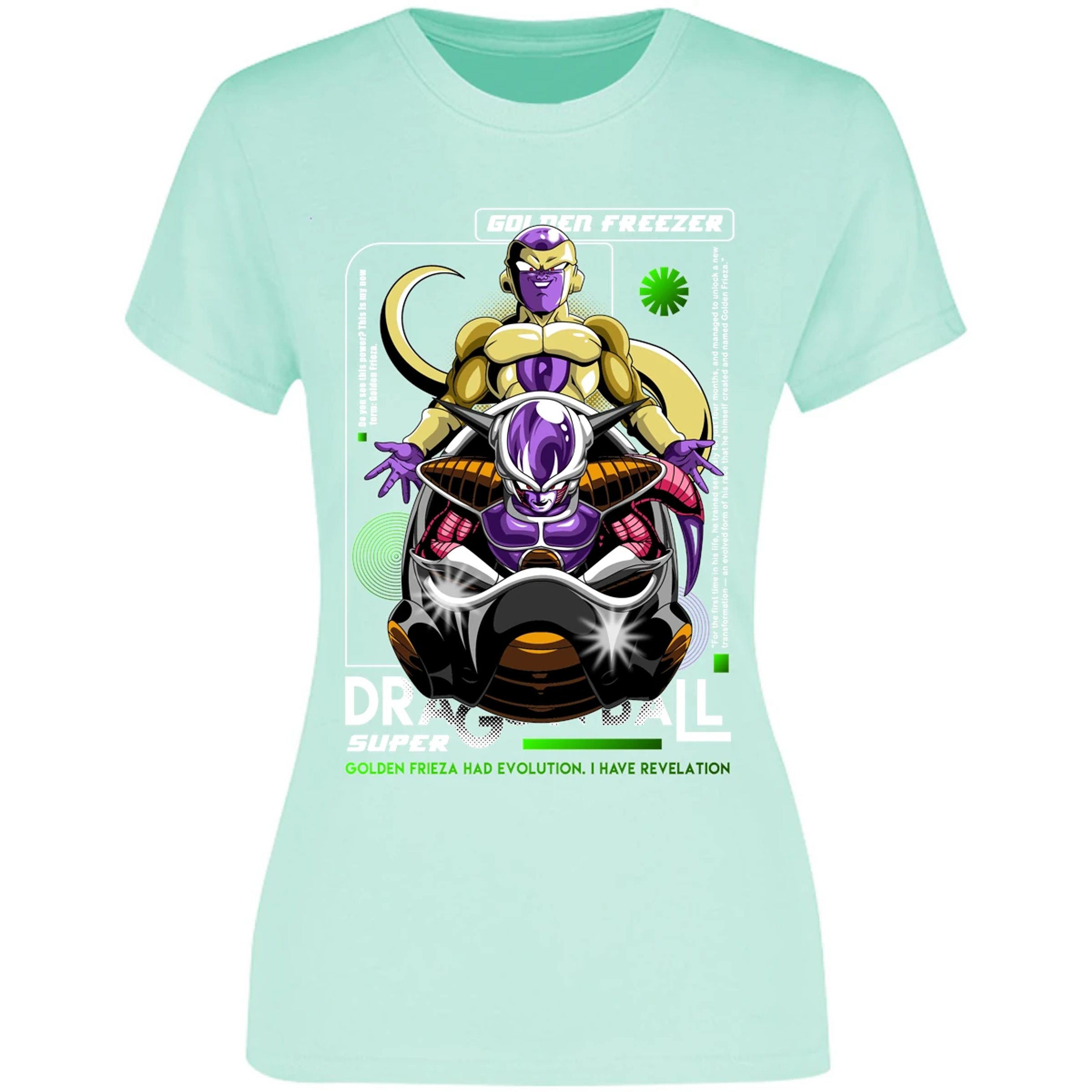 Blusa Dragon Ball Golden Freezer Blusa para Mujer 6