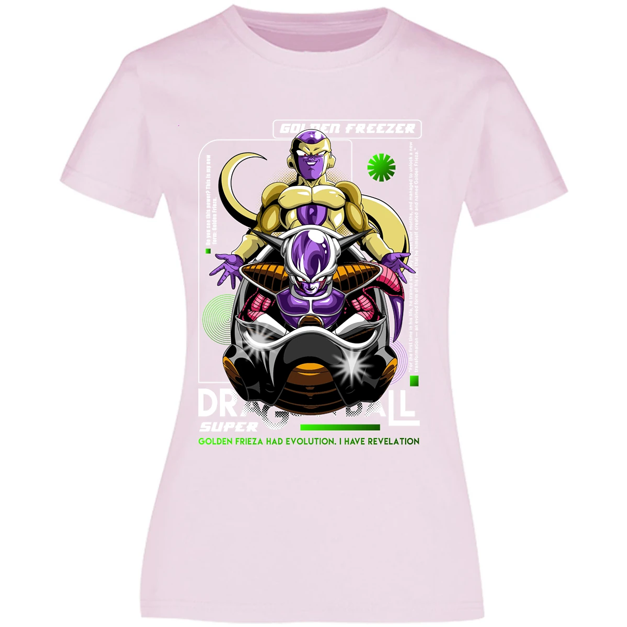 Blusa Dragon Ball Golden Freezer Blusa para Mujer 2